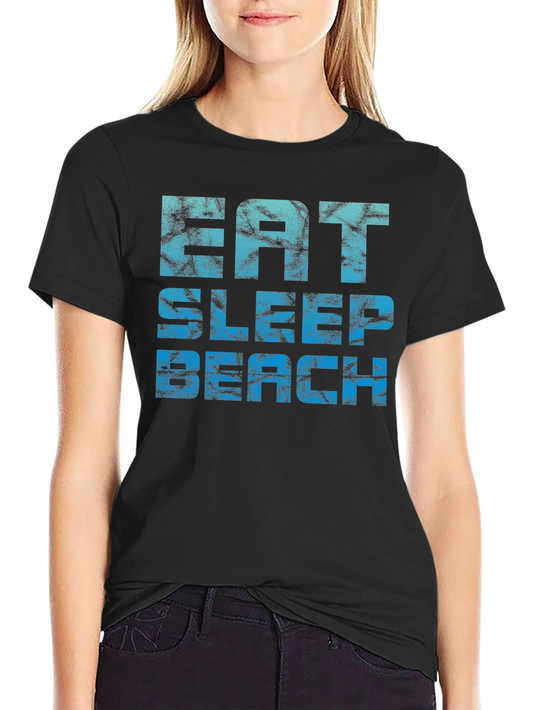 Eat Sleep Beach Graphic Tee