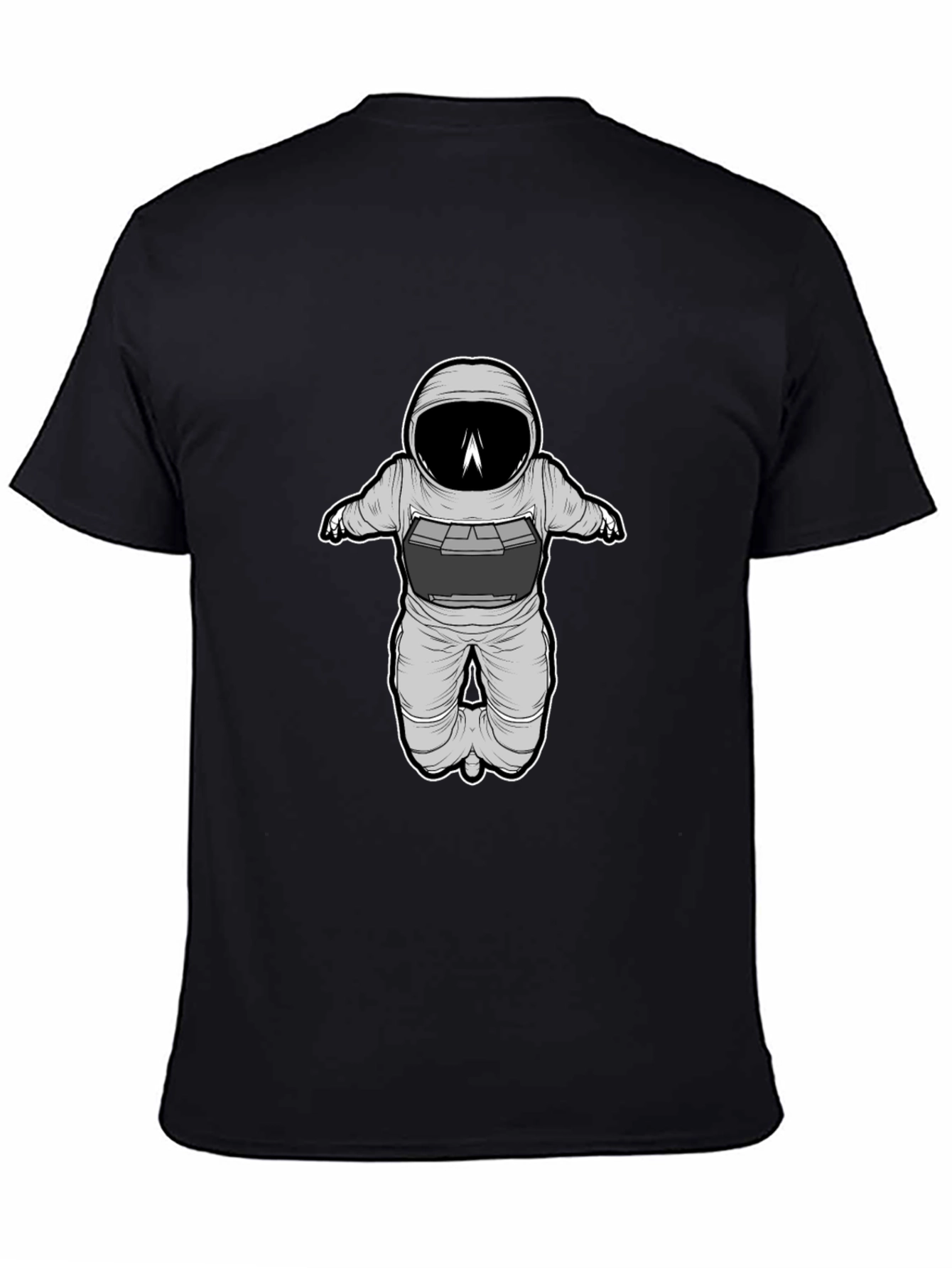 Astronaut Graphic Black T-Shirt