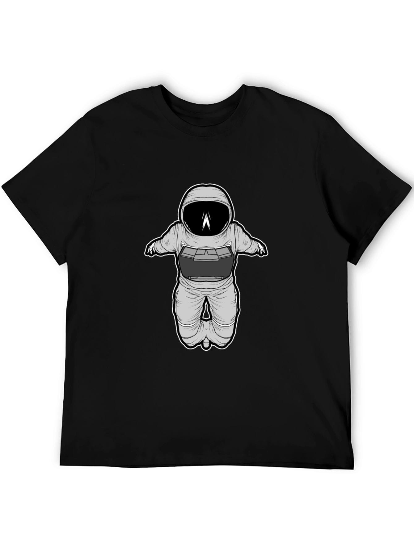 Astronaut Graphic Black T-Shirt