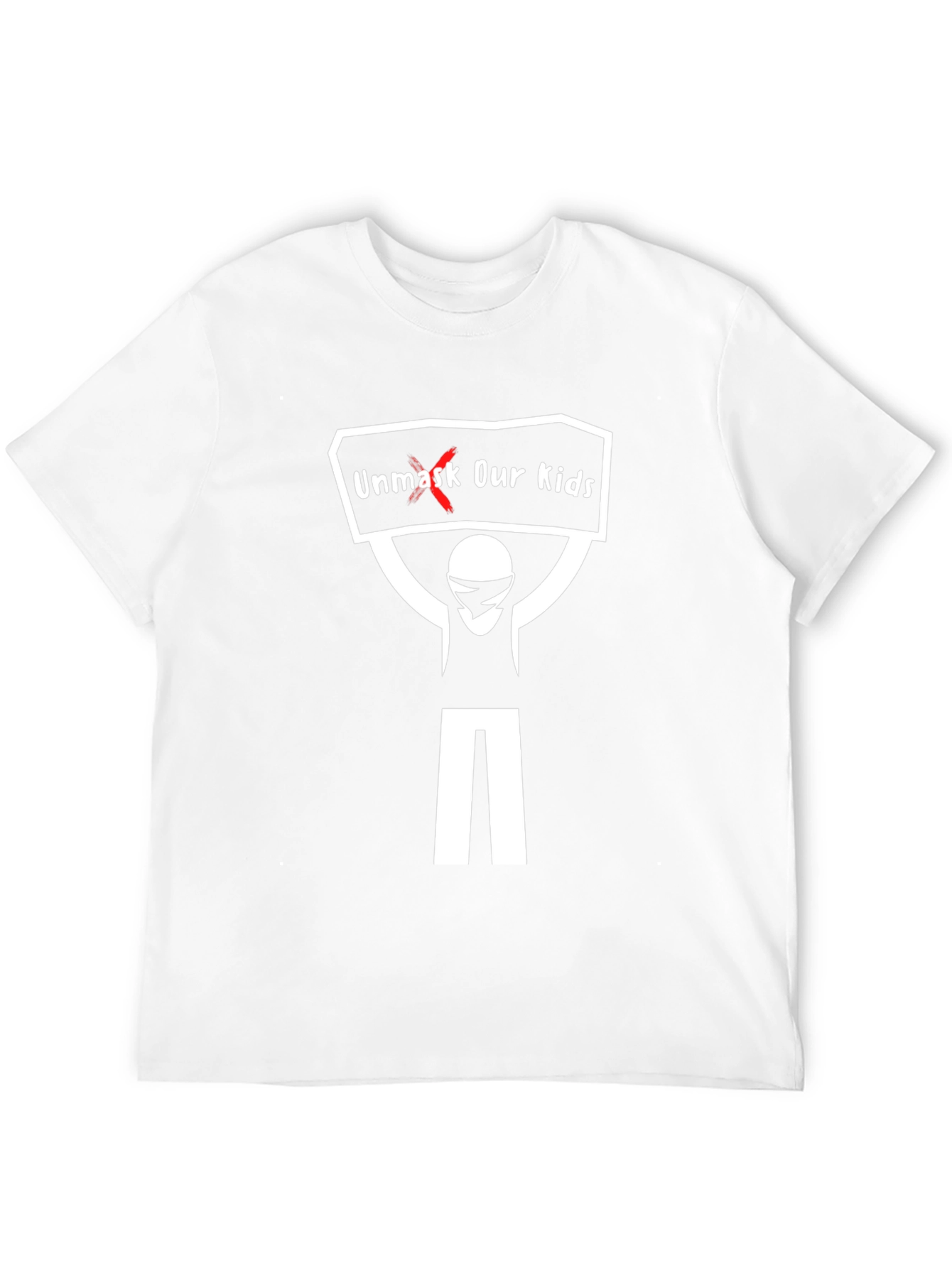 Unmask Our Kids Graphic Tee - Black