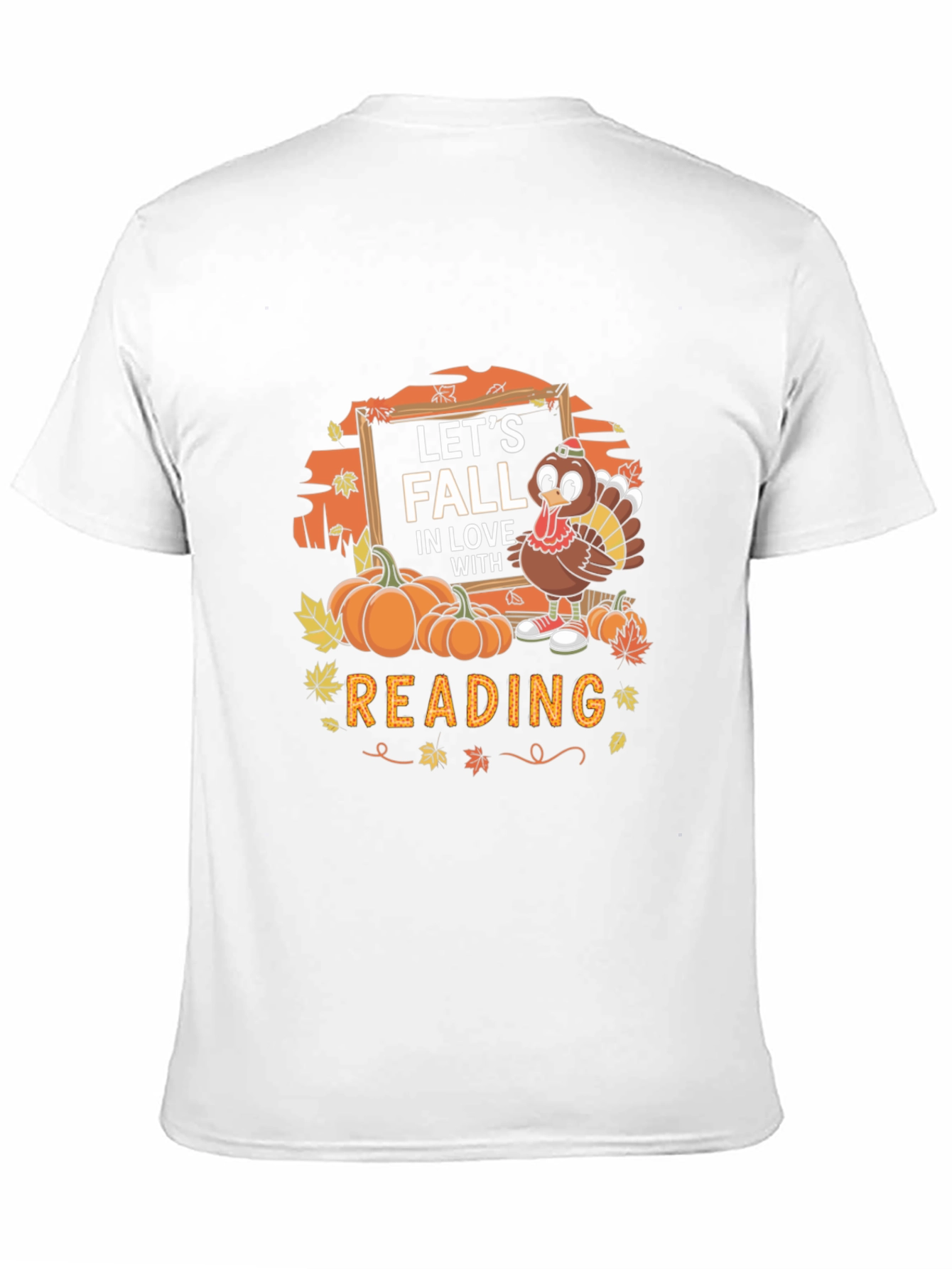 Fall Reading Turkey Graphic Tee