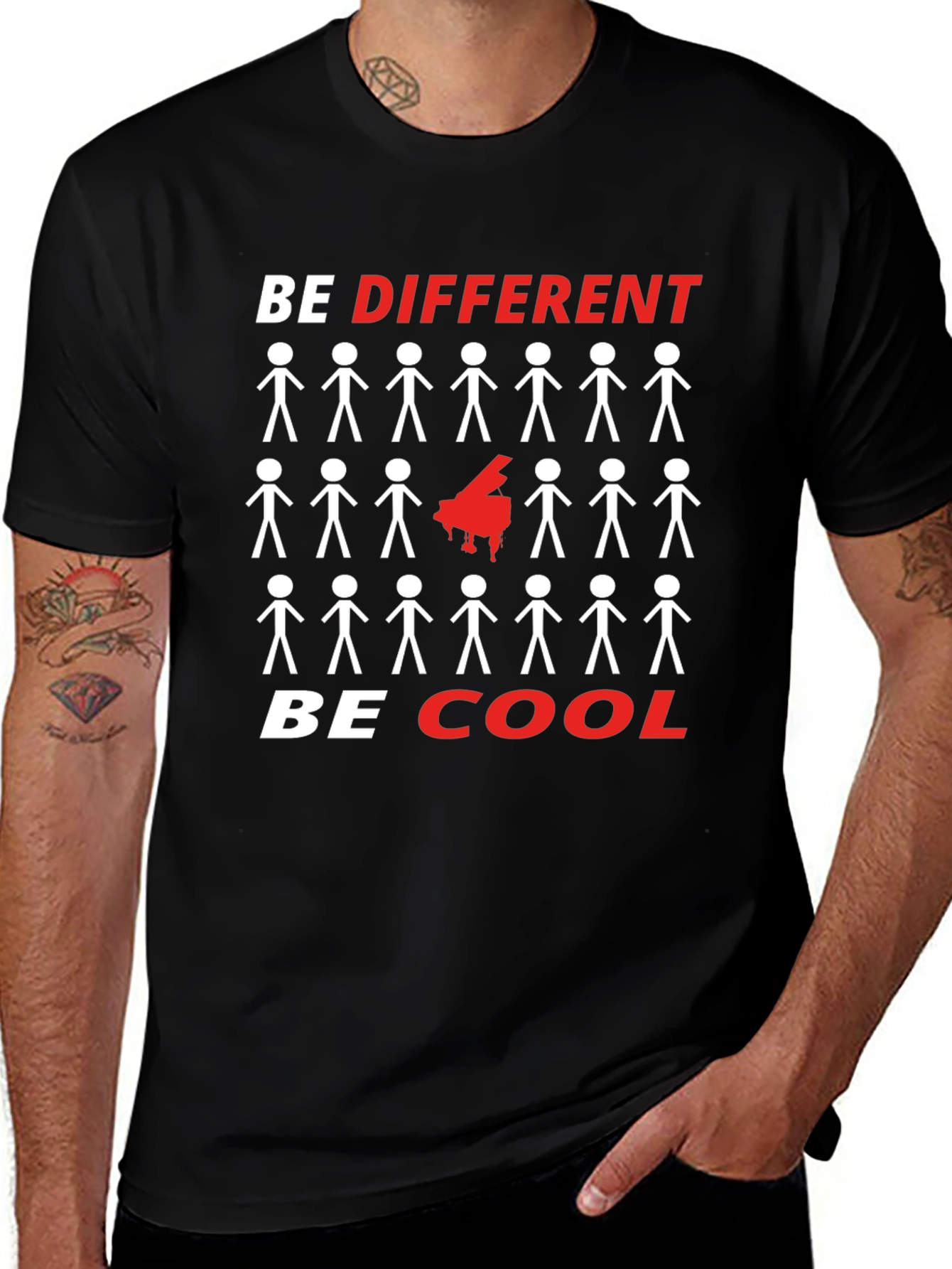 Be Different Be Cool Graphic Tee