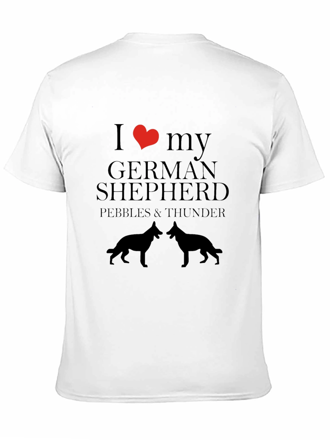 I Heart My German Shepherd T-Shirt