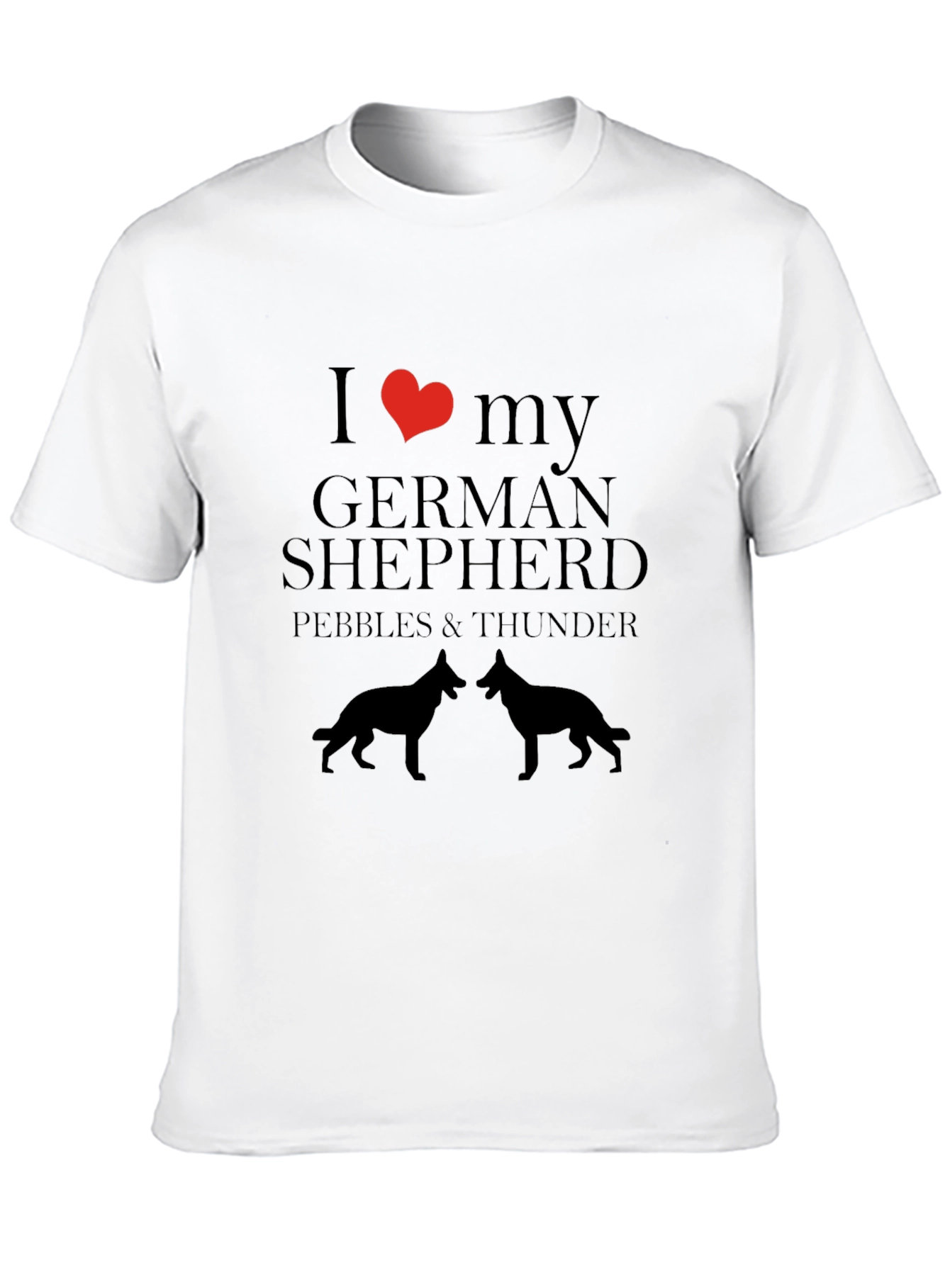 I Heart My German Shepherd T-Shirt