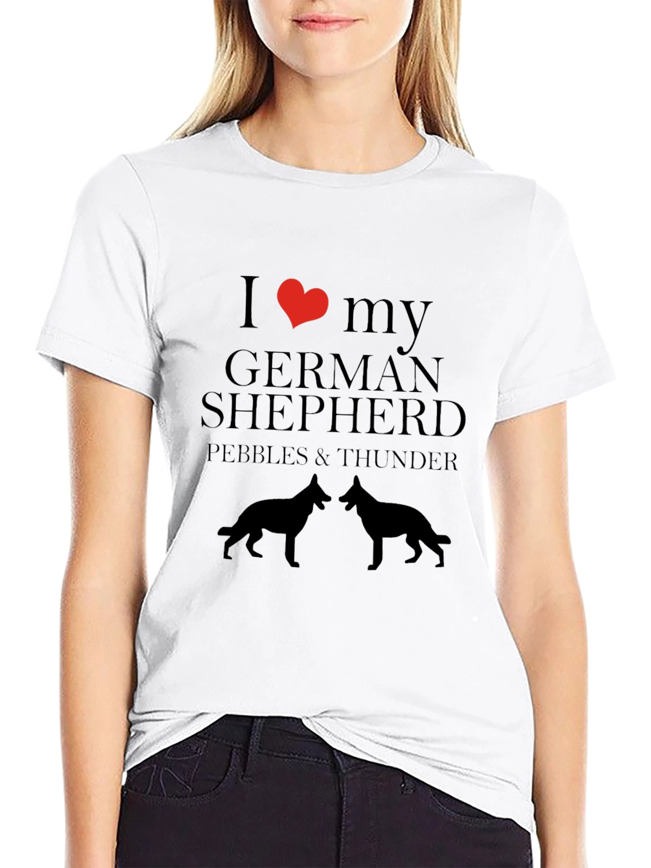 I Heart My German Shepherd T-Shirt