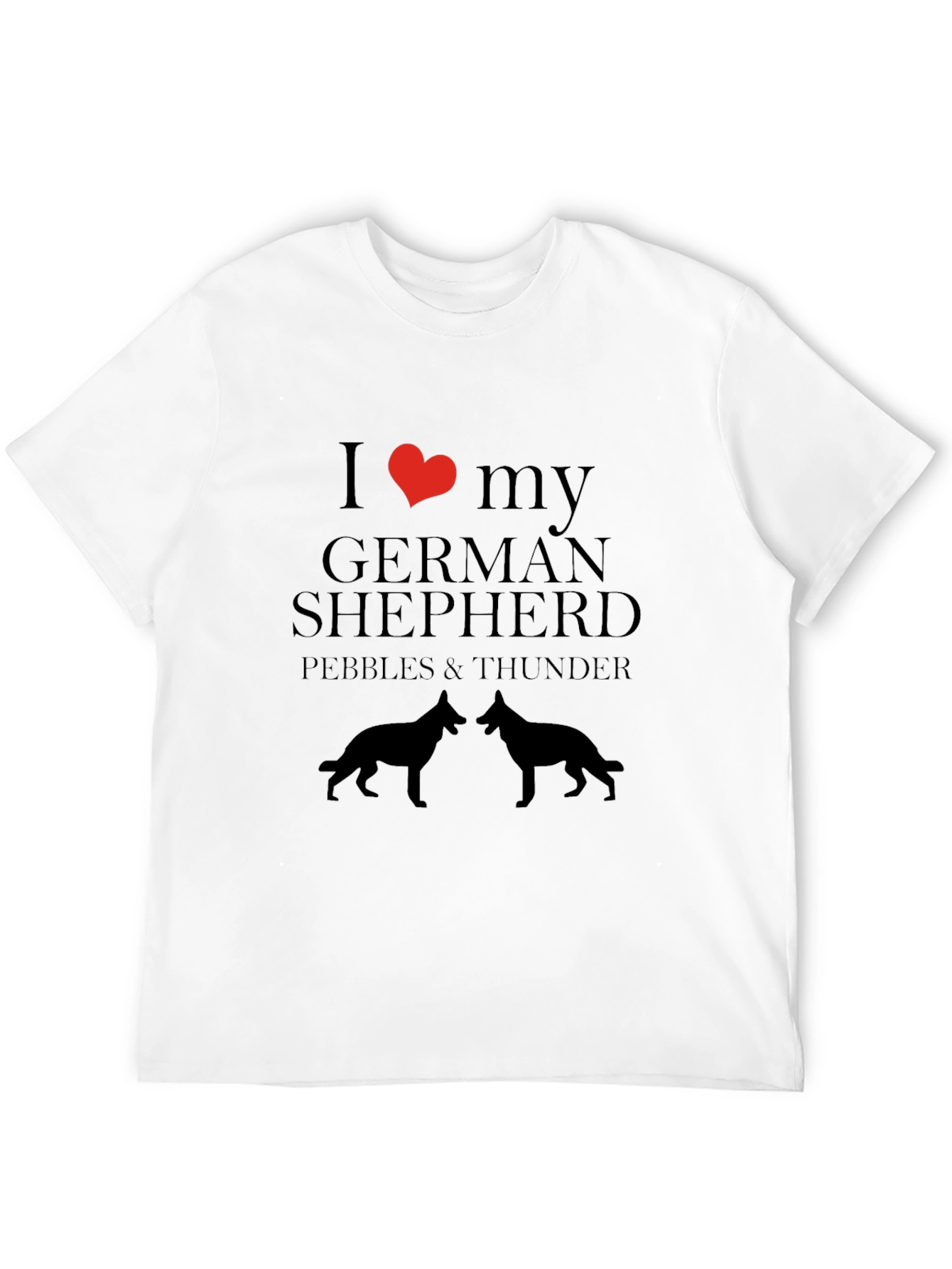 I Heart My German Shepherd T-Shirt