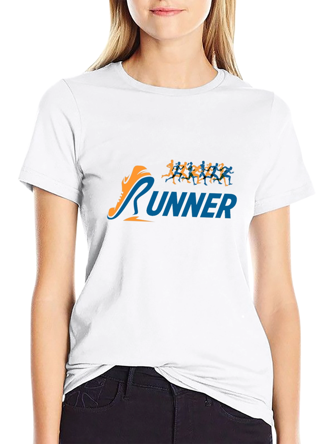 Runner Graphic Tee - Mens Black T-Shirt