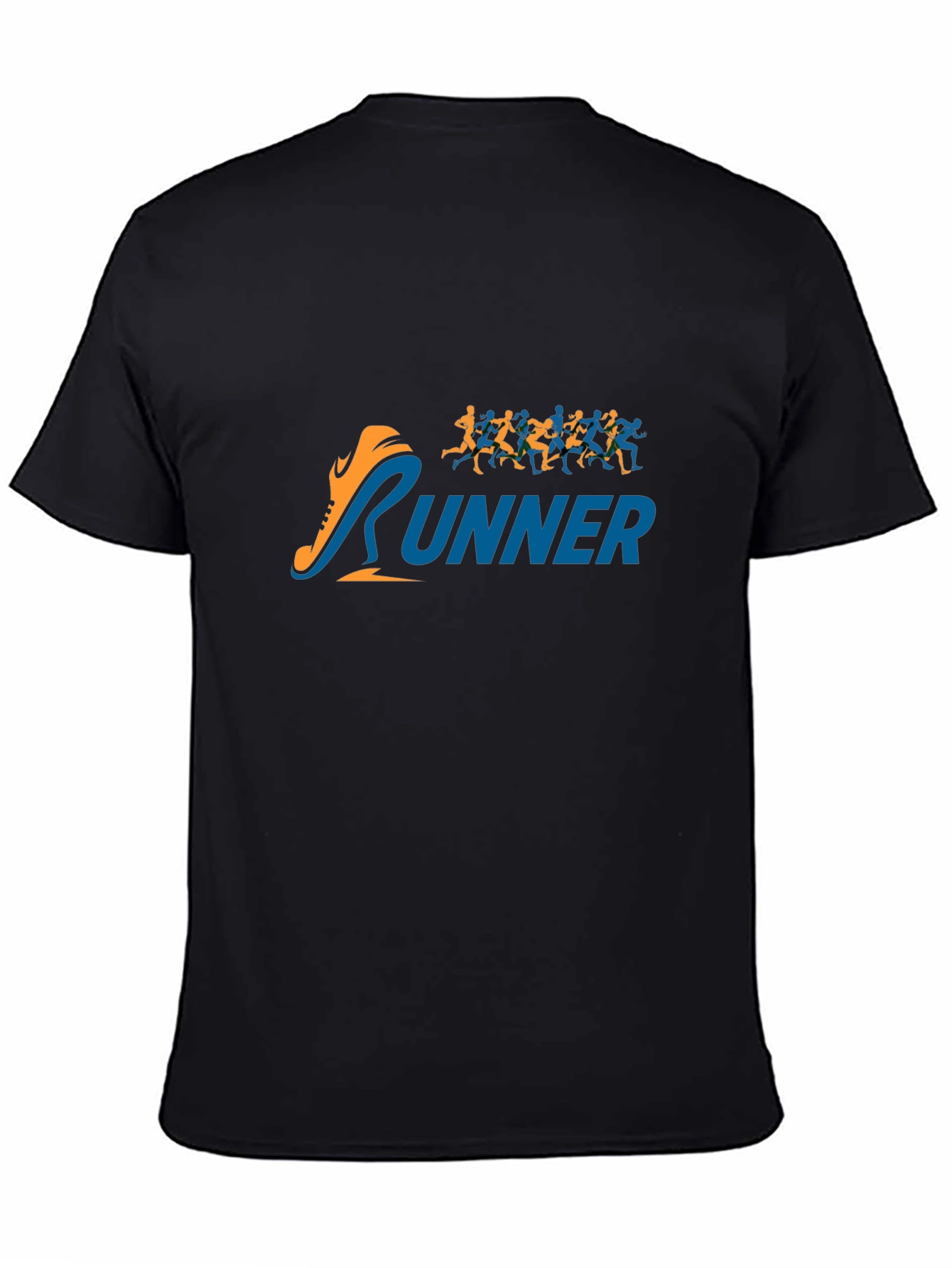 Runner Graphic Tee - Mens Black T-Shirt