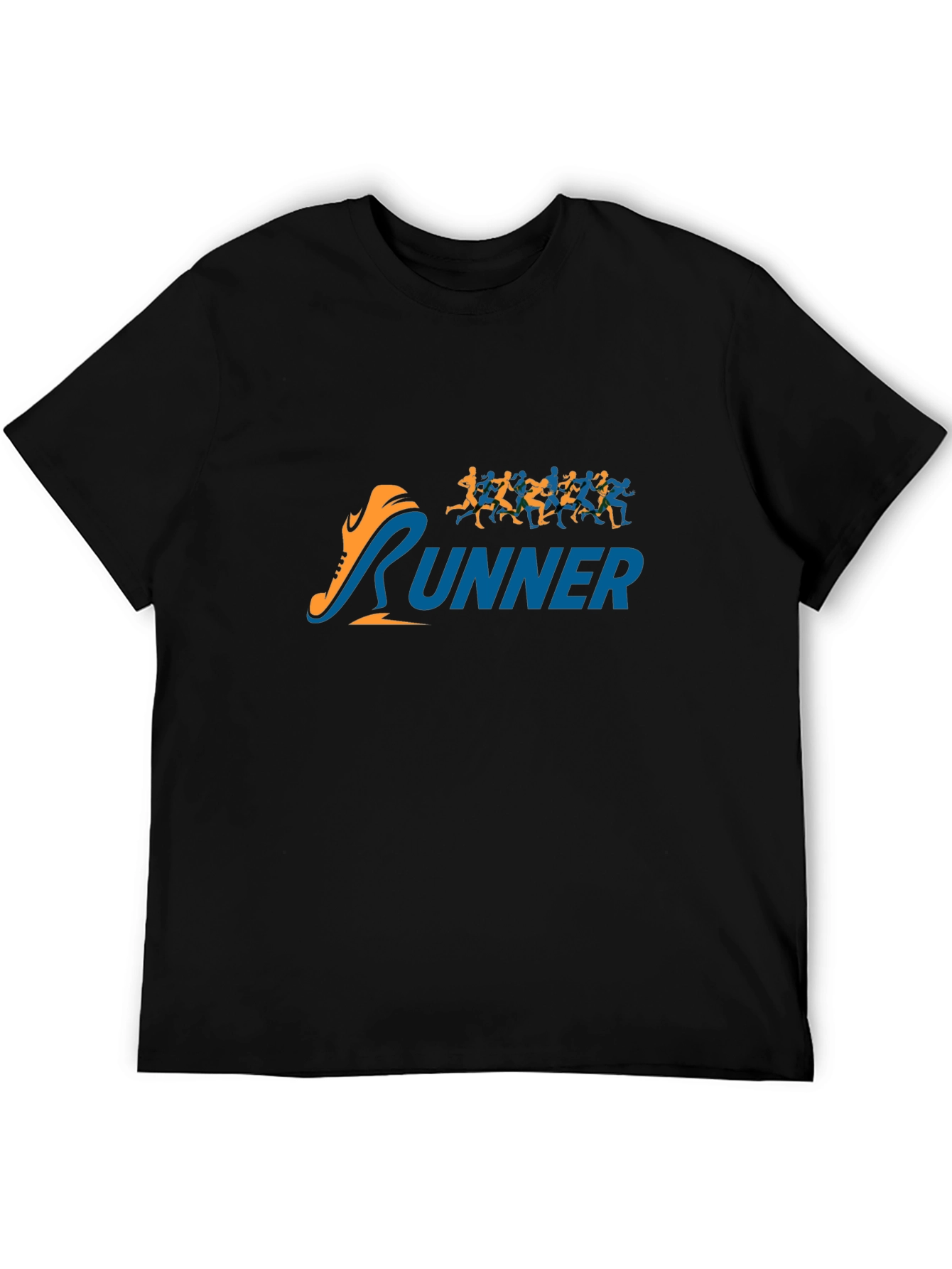 Runner Graphic Tee - Mens Black T-Shirt