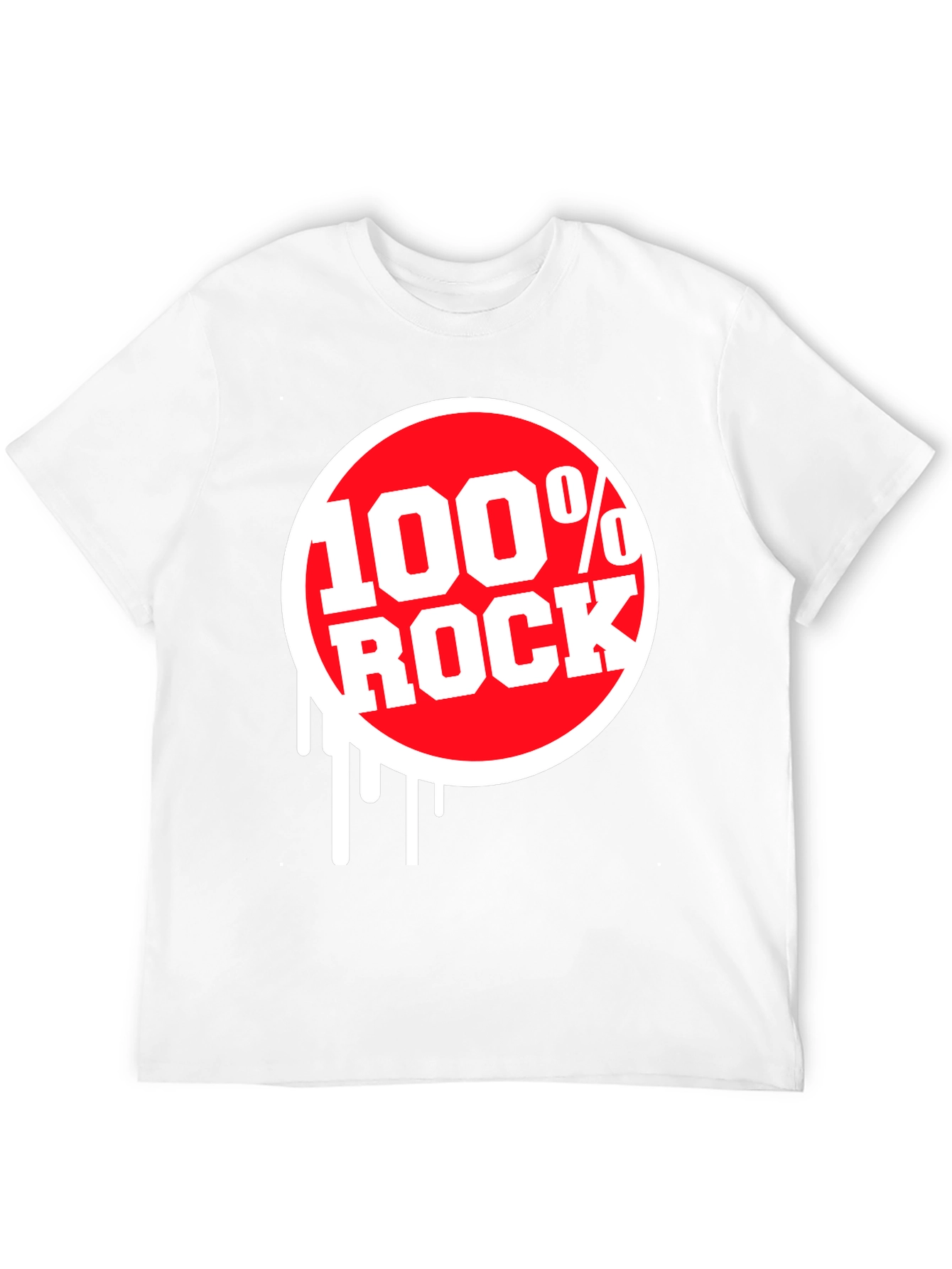 100% Rock Graphic Tee - Black