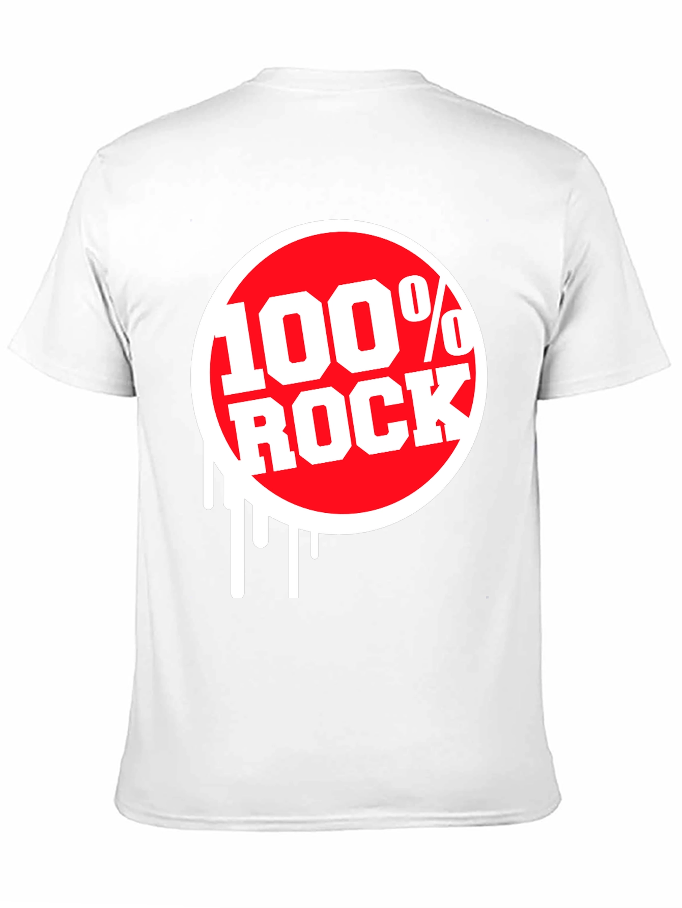 100% Rock Graphic Tee - Black