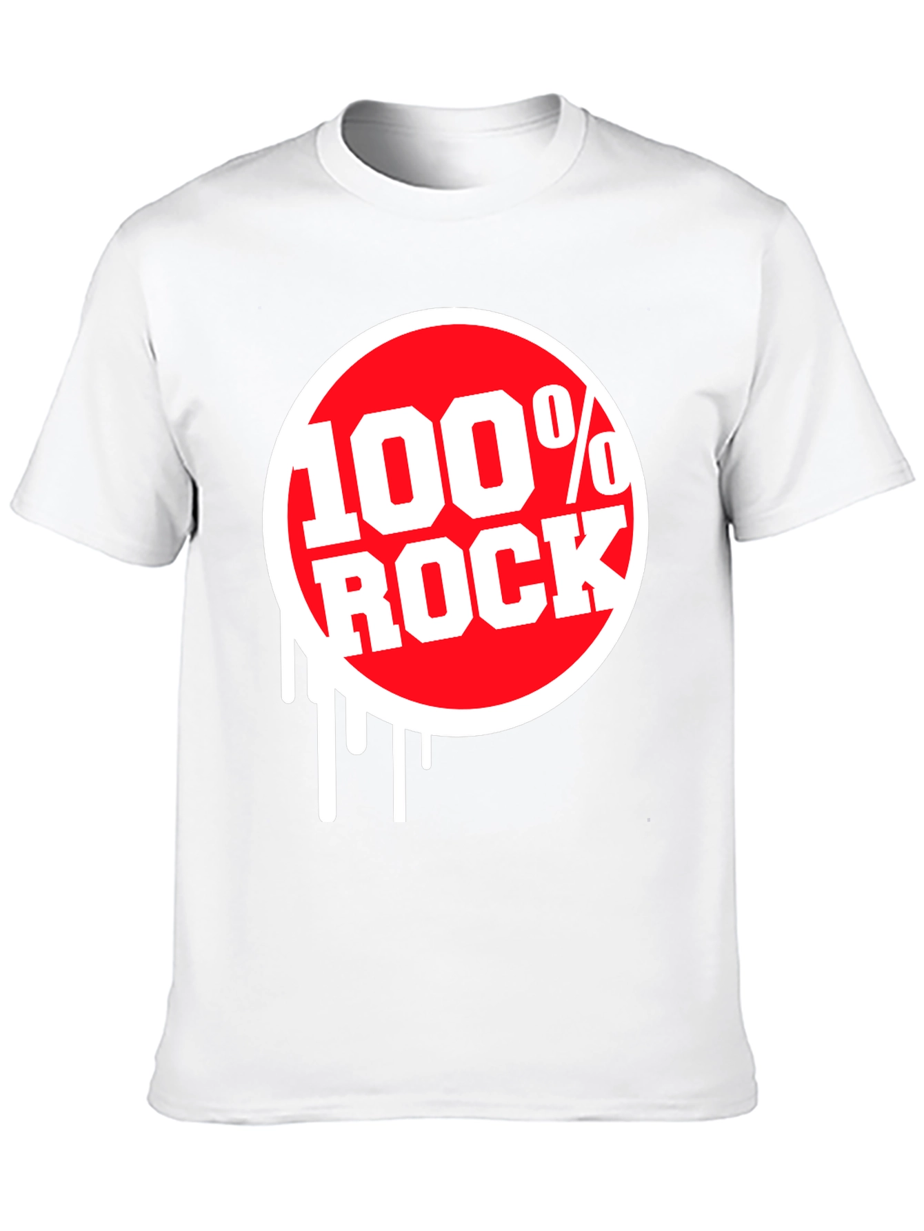 100% Rock Graphic Tee - Black