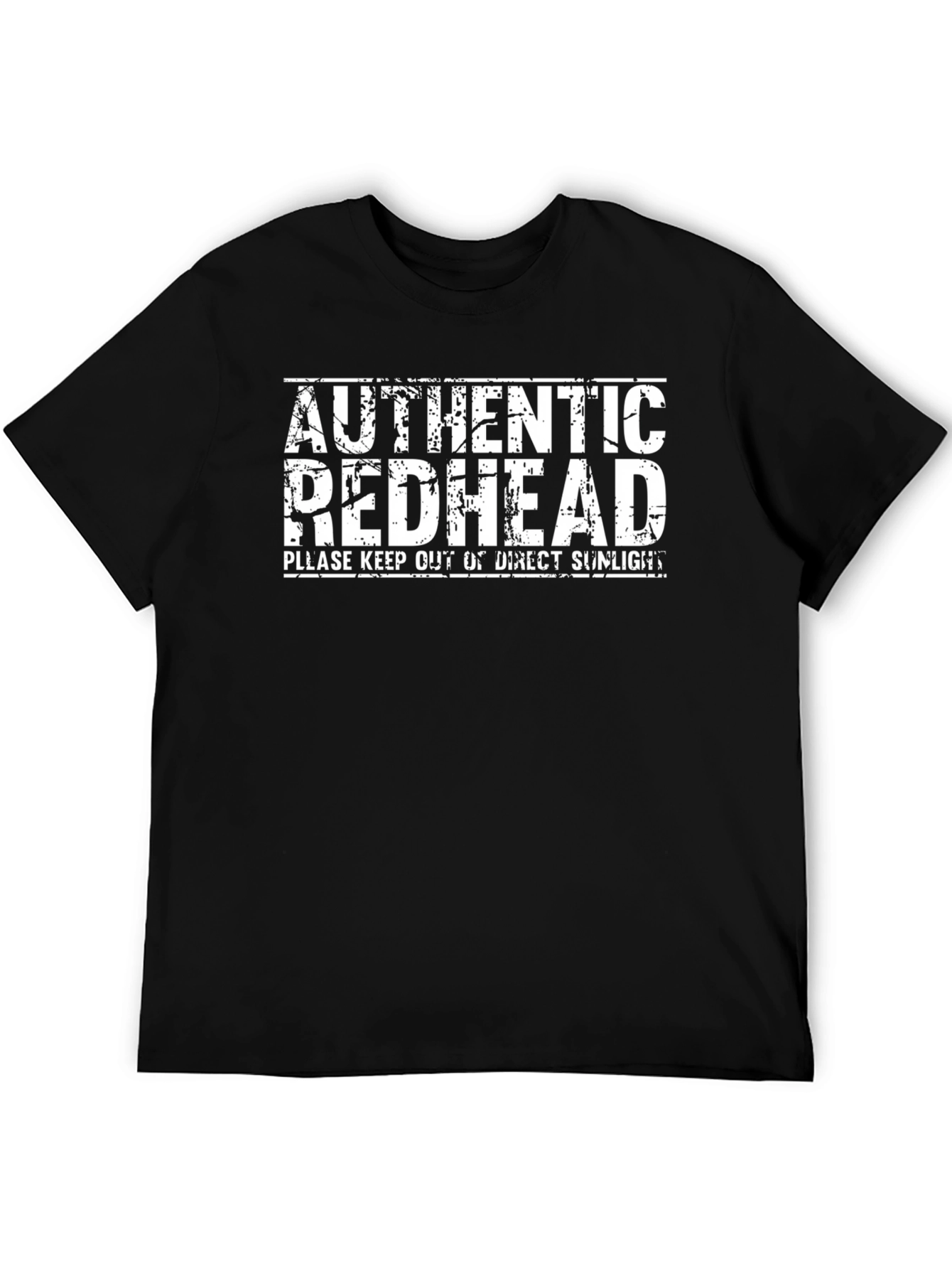 Authentic Redhead Graphic T-Shirt - Black