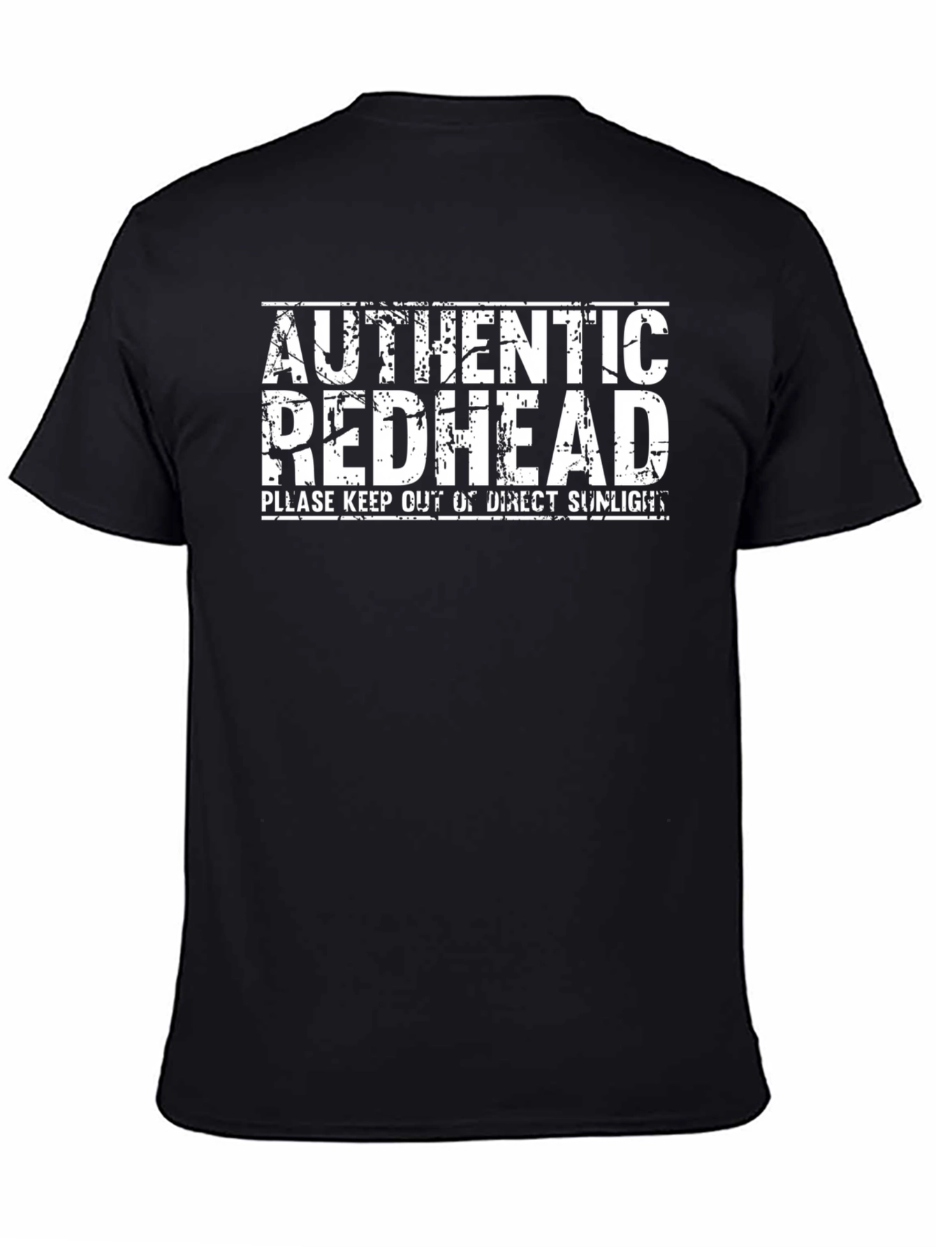 Authentic Redhead Graphic T-Shirt - Black