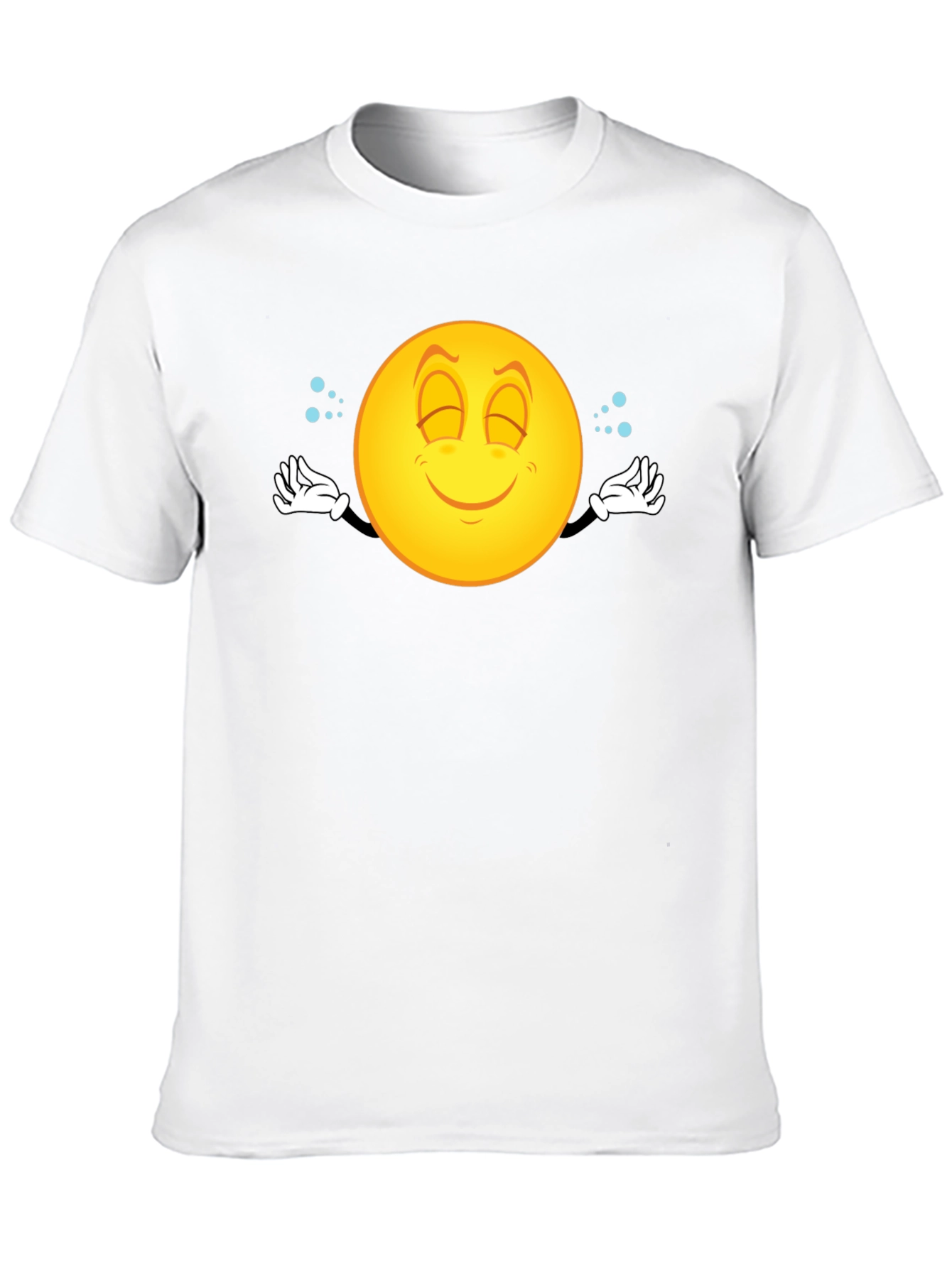 Zen Emoji Graphic Black T-Shirt