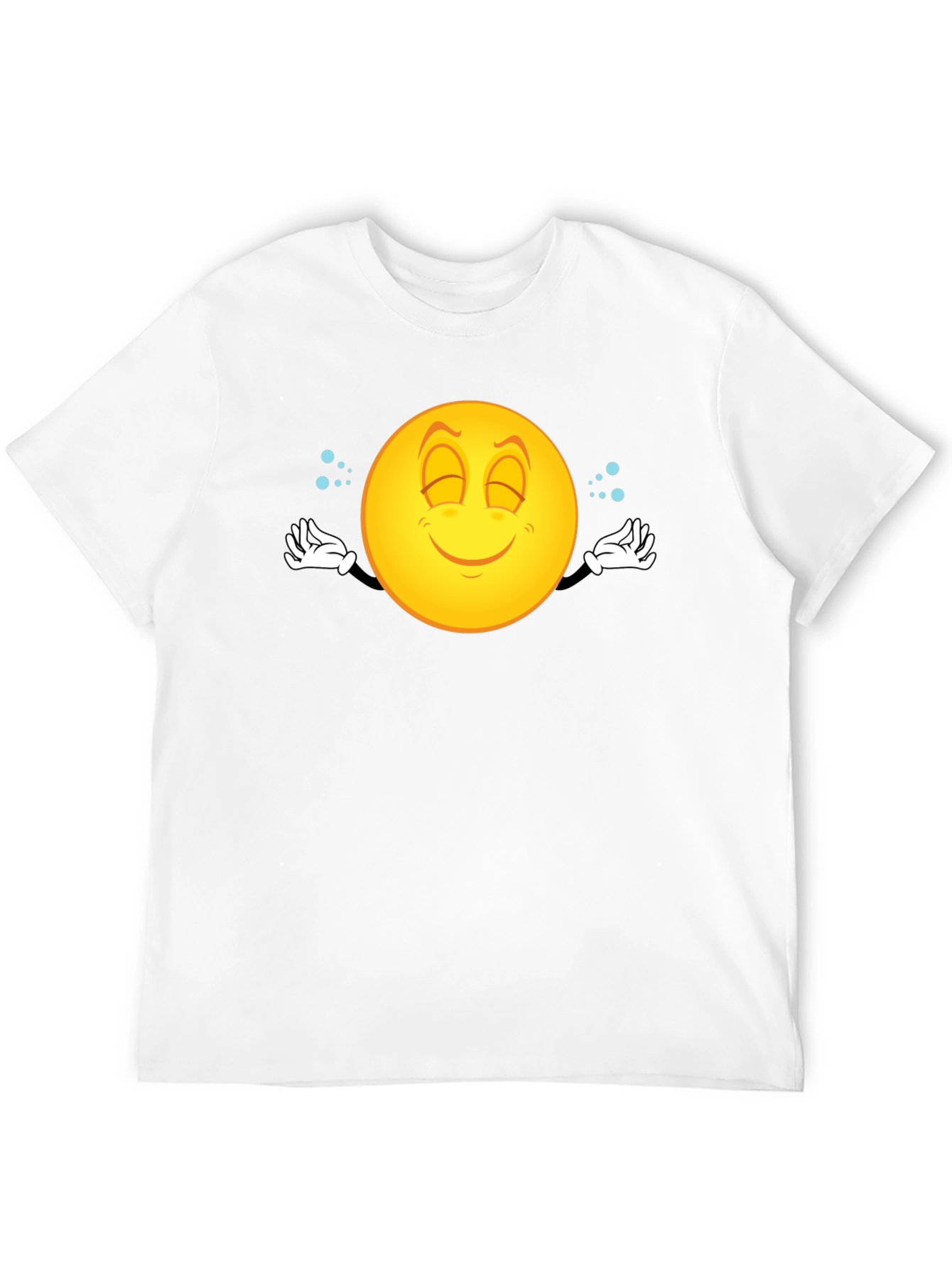 Zen Emoji Graphic Black T-Shirt