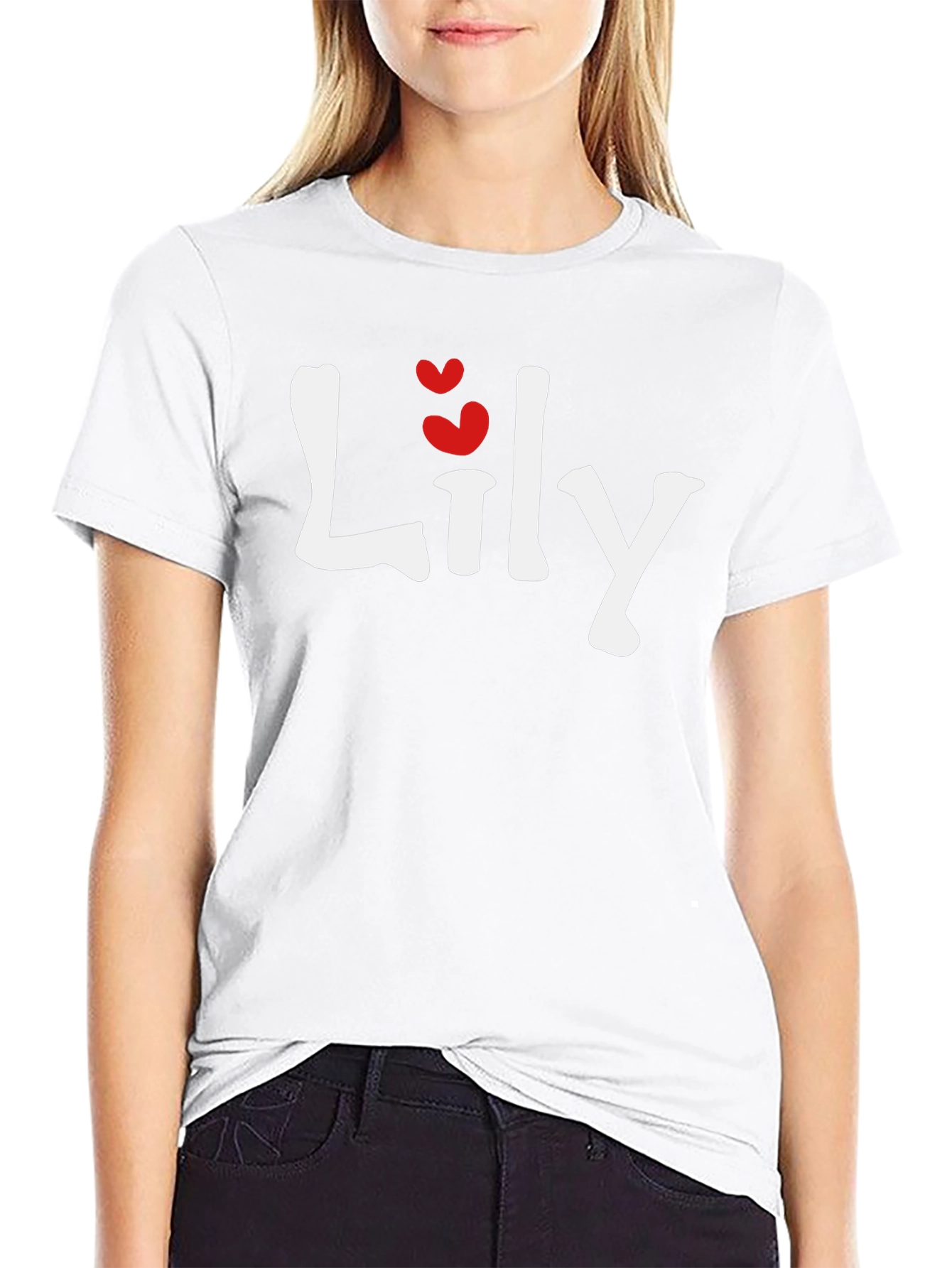 Lily Heart T-Shirt - Valentines Gift