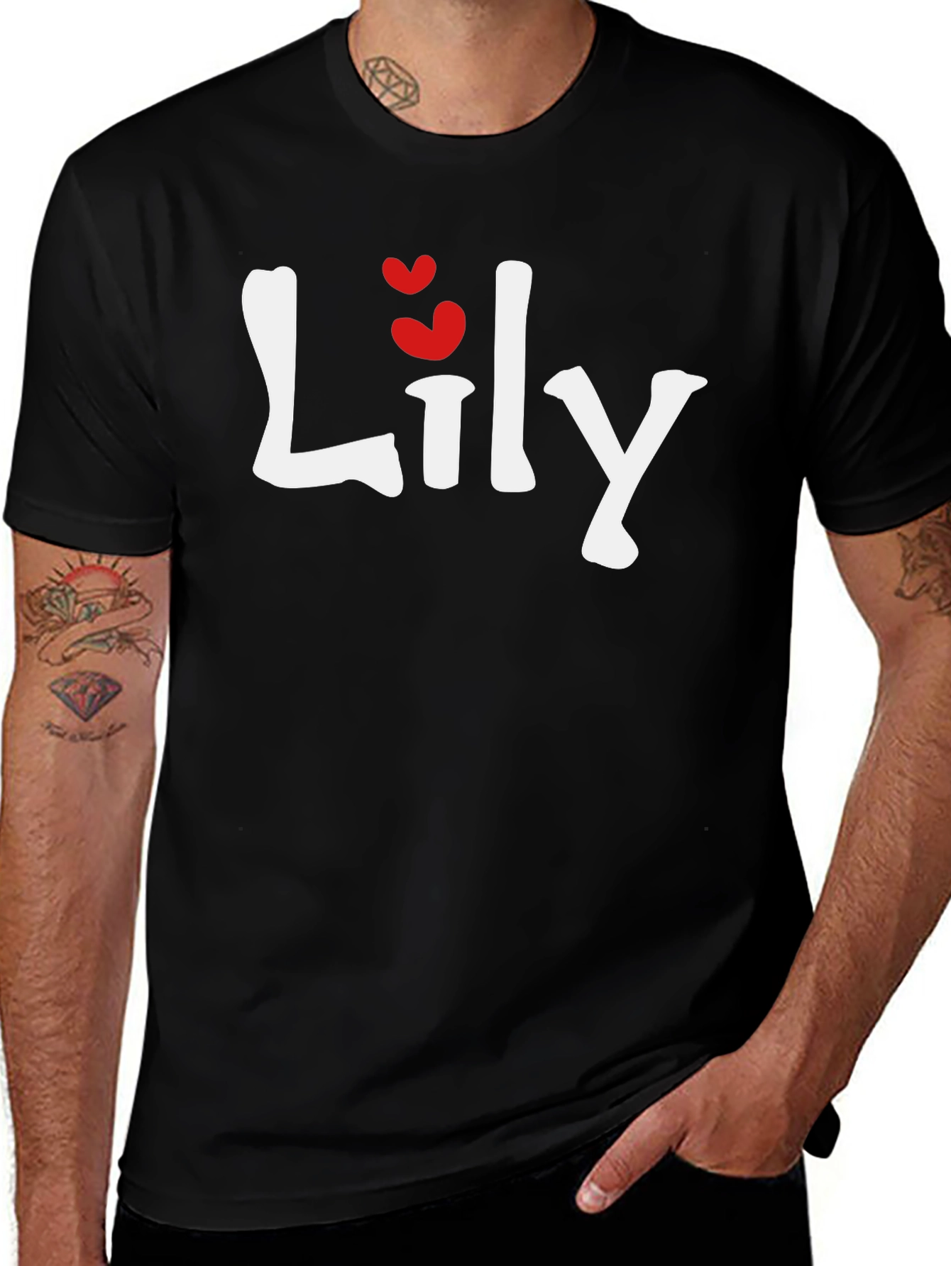 Lily Heart T-Shirt - Valentines Gift