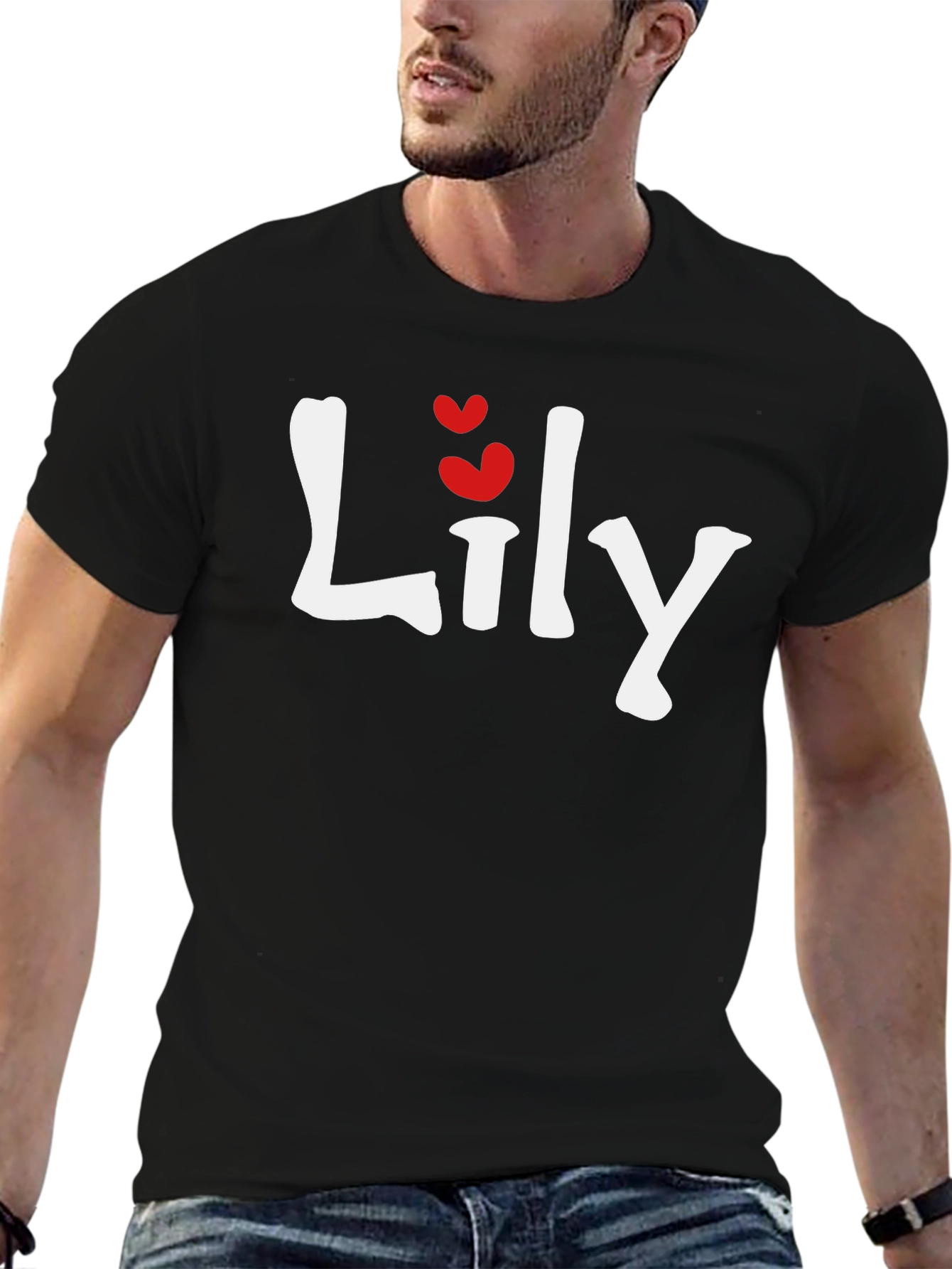Lily Heart T-Shirt - Valentines Gift