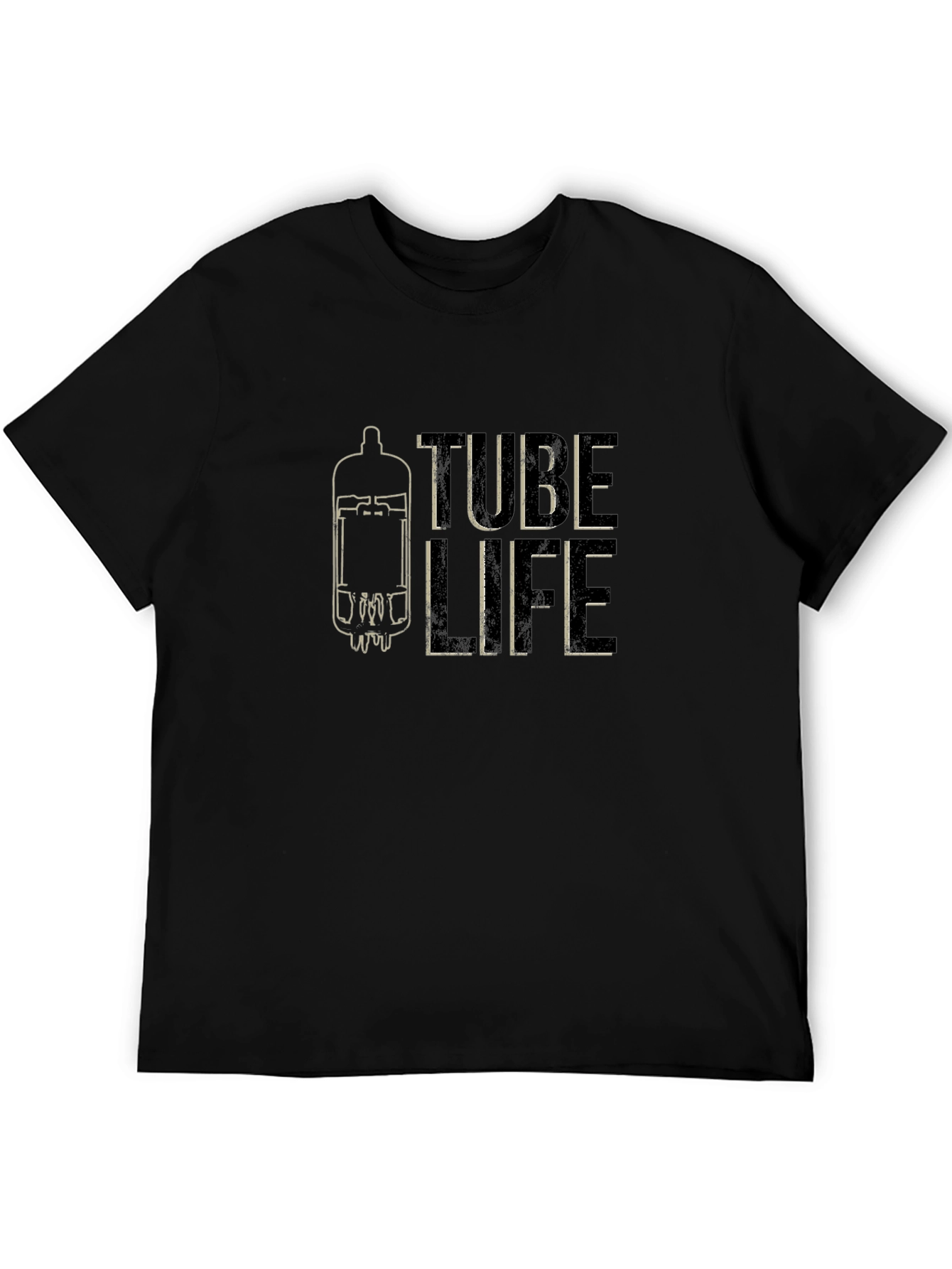 Tube Life Graphic T-Shirt - Black