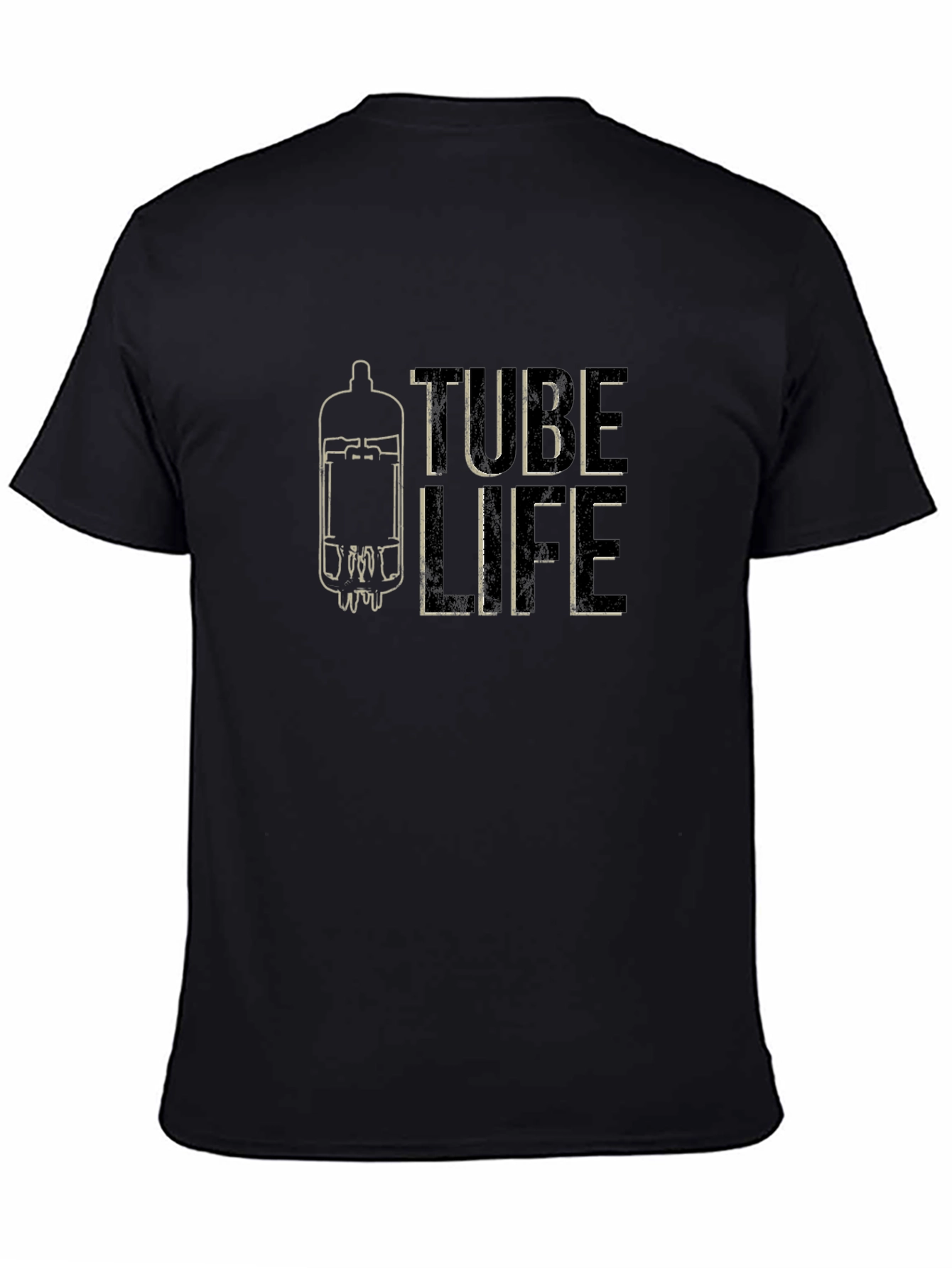 Tube Life Graphic T-Shirt - Black
