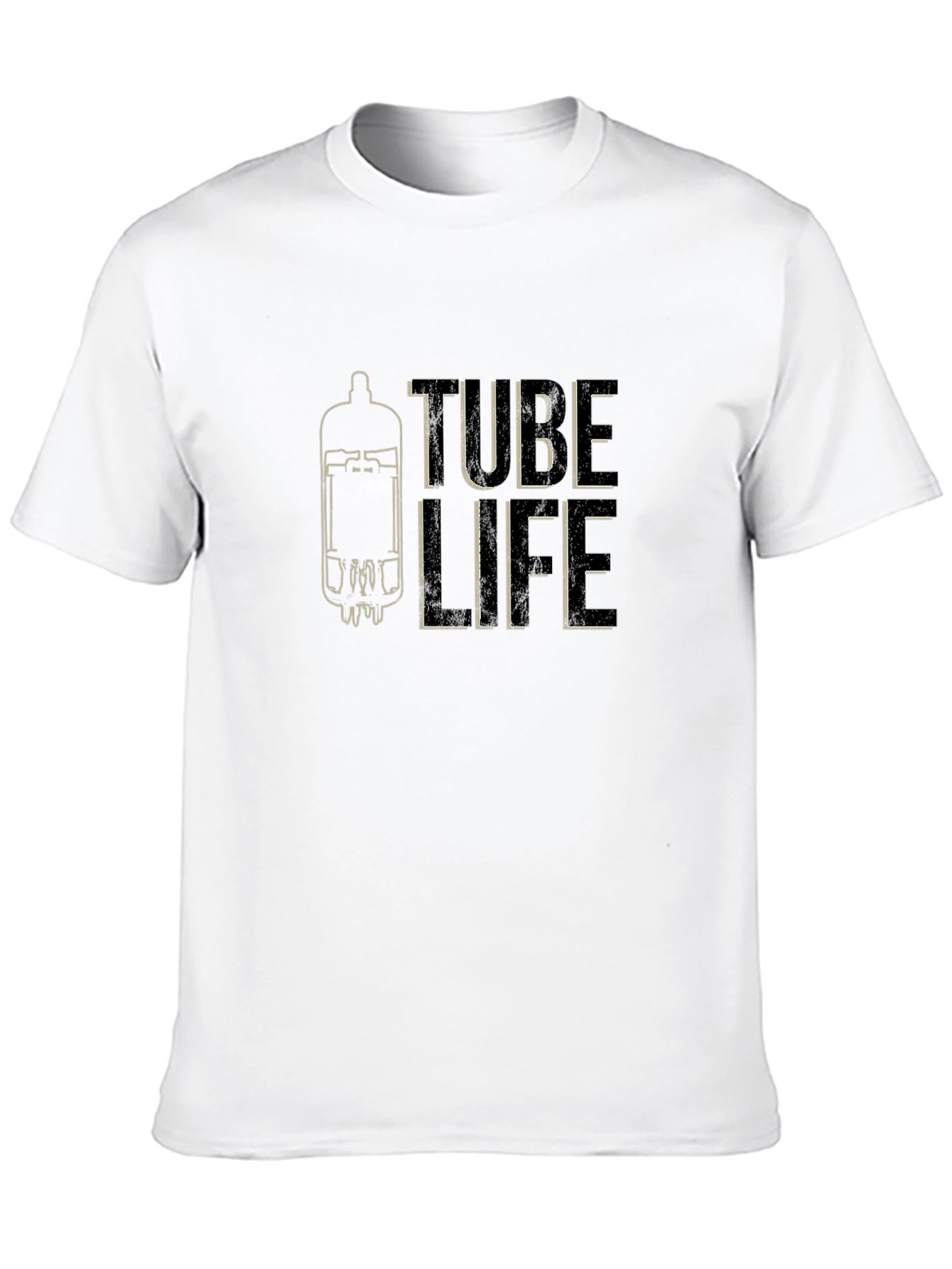 Tube Life Graphic T-Shirt - Black