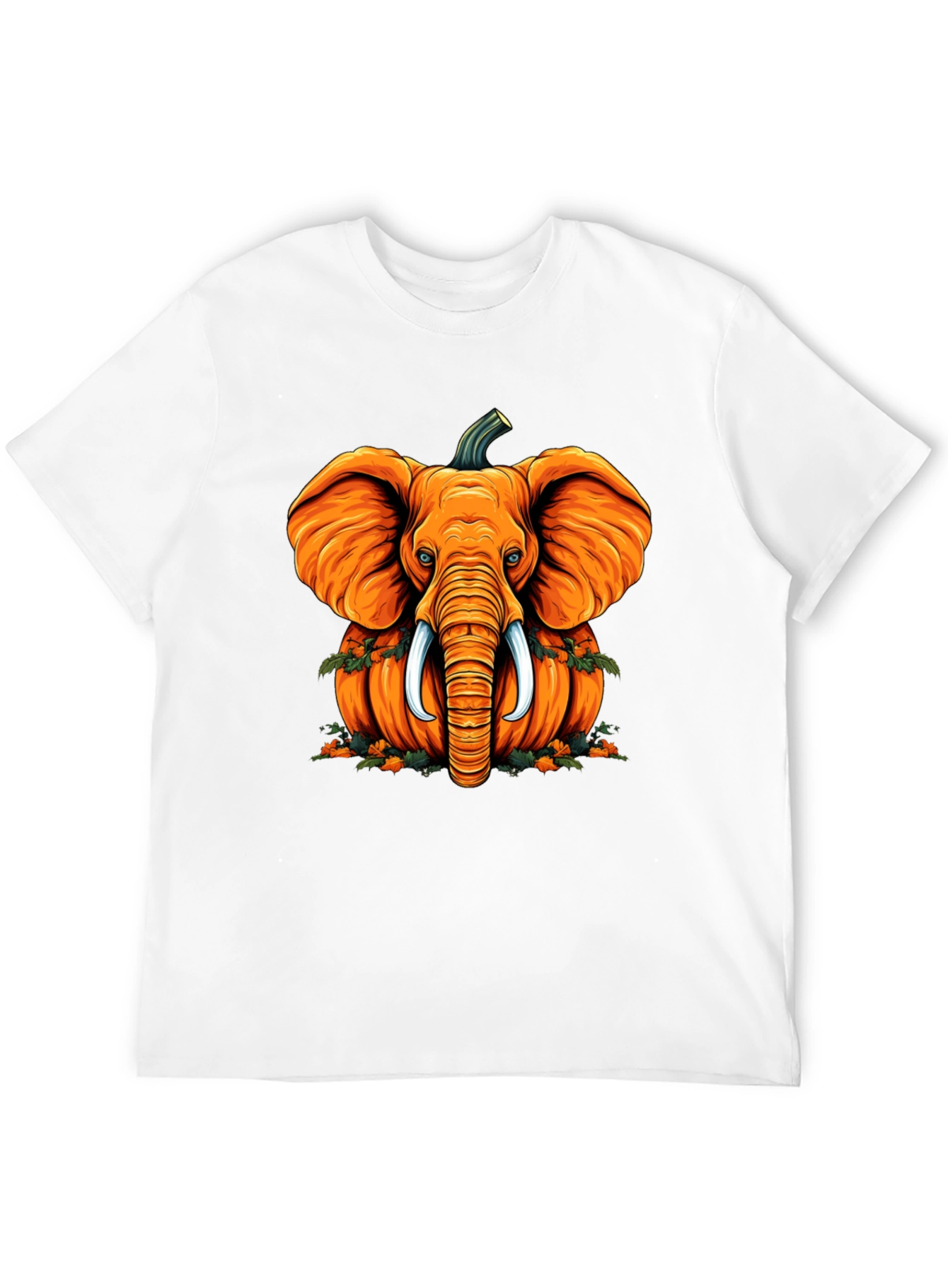 Pumpkin Elephant T-Shirt - Unique Halloween Style