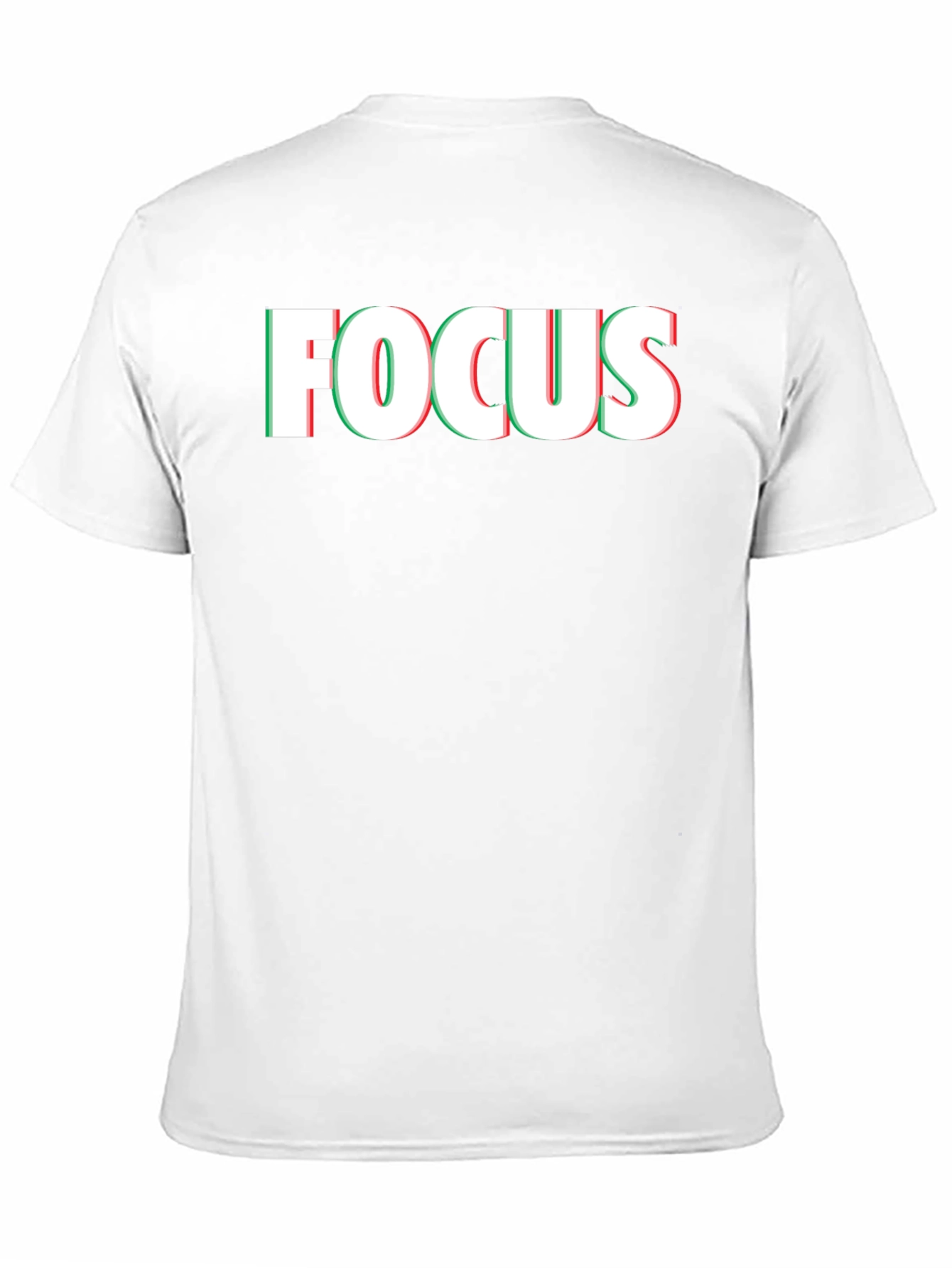 Focus Graphic Print Mens Black T-Shirt
