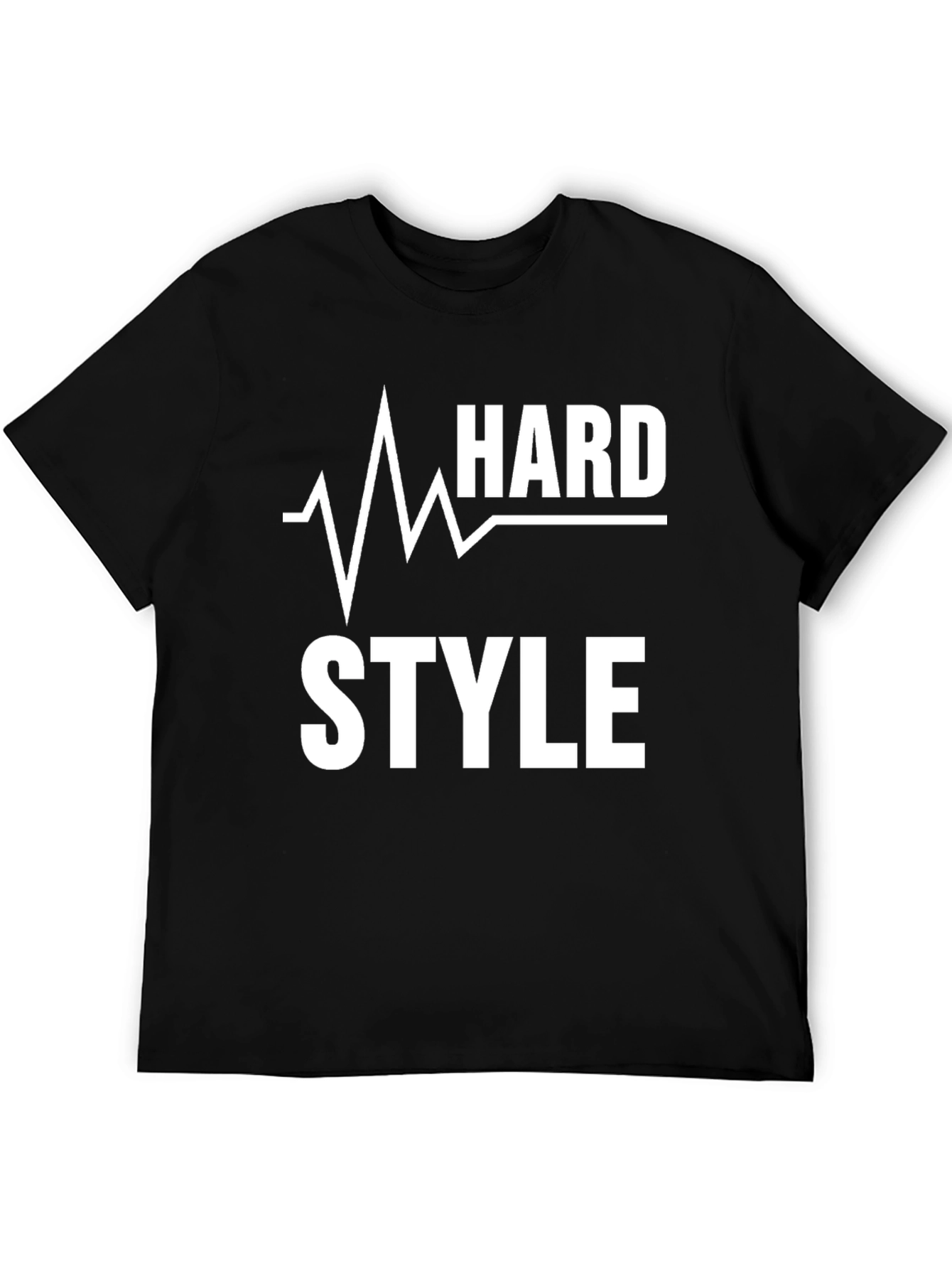 Hardstyle Graphic Print Black T-Shirt