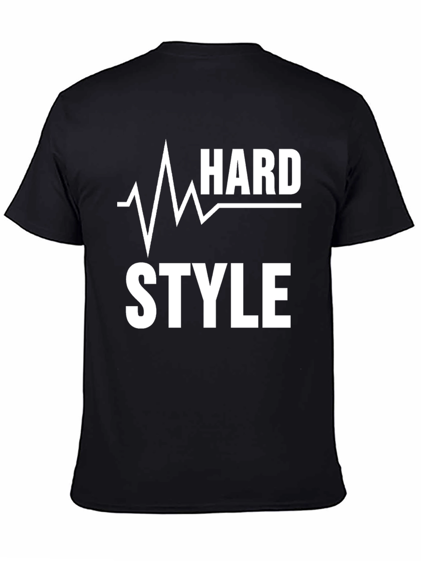 Hardstyle Graphic Print Black T-Shirt