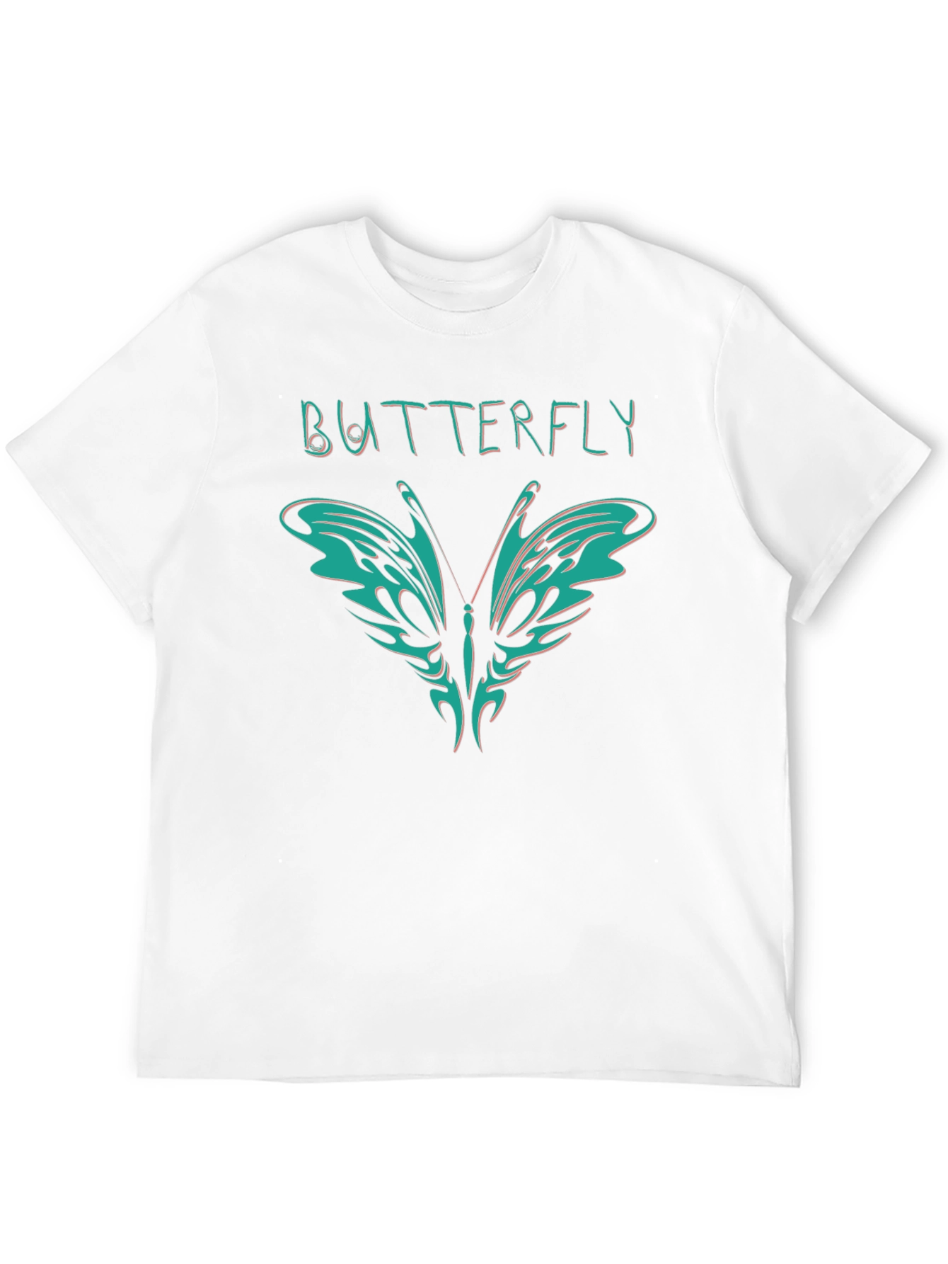 Butterfly Graphic Black T-Shirt