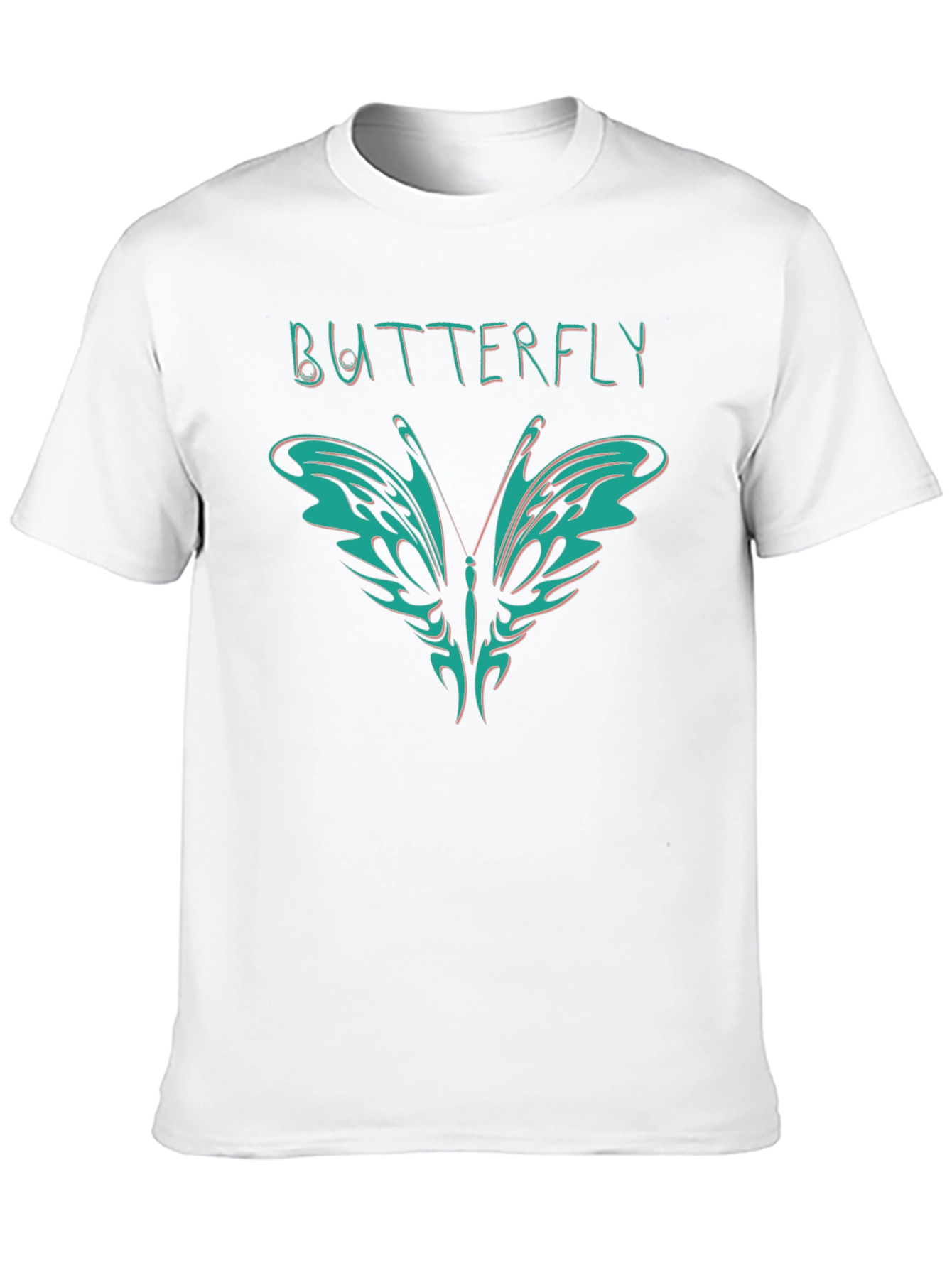 Butterfly Graphic Black T-Shirt