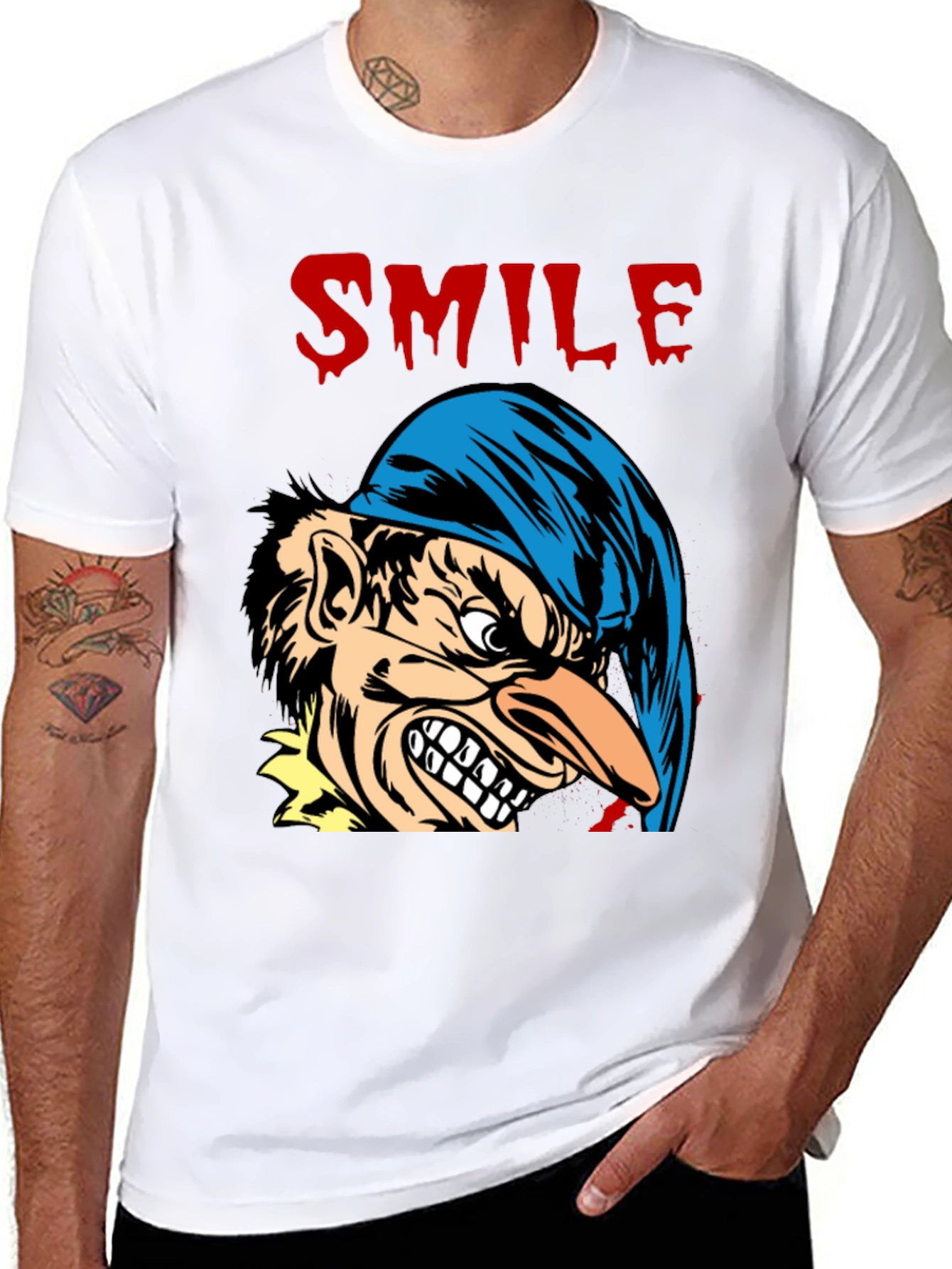 Smile Troll Graphic T-Shirt