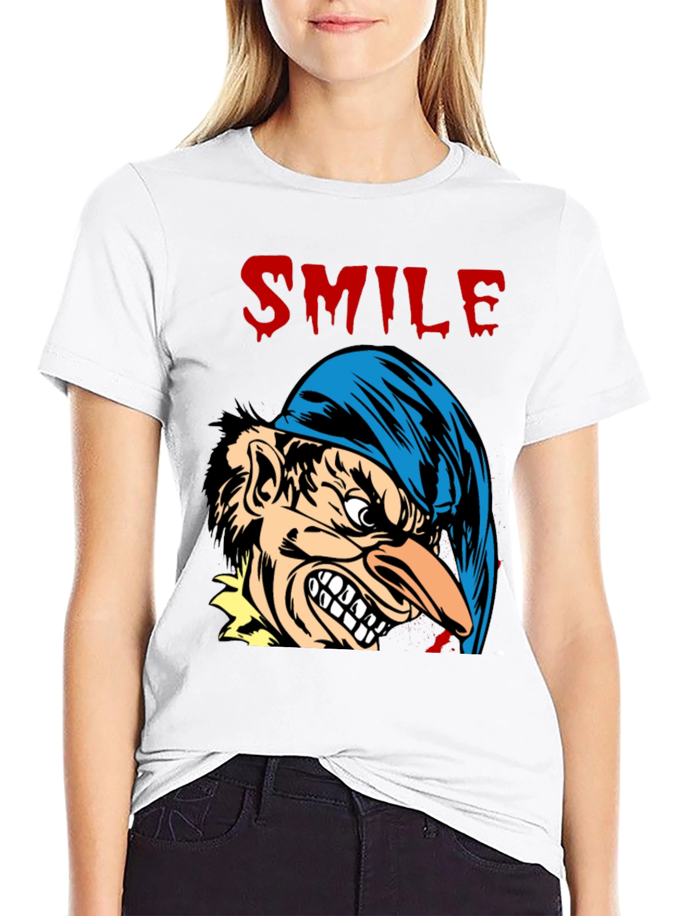 Smile Troll Graphic T-Shirt