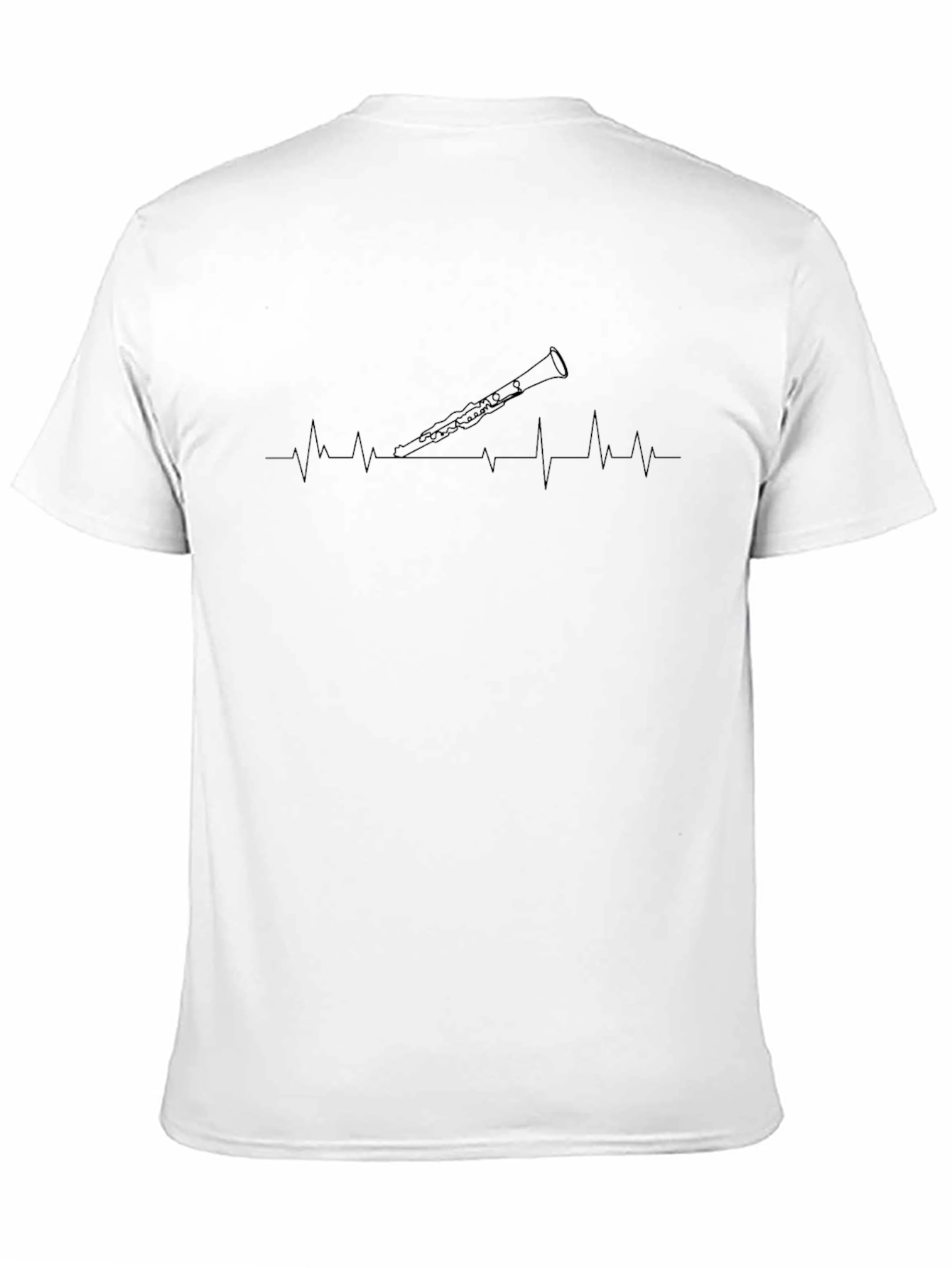 Clarinet Heartbeat T-Shirt - Music Lover Tee