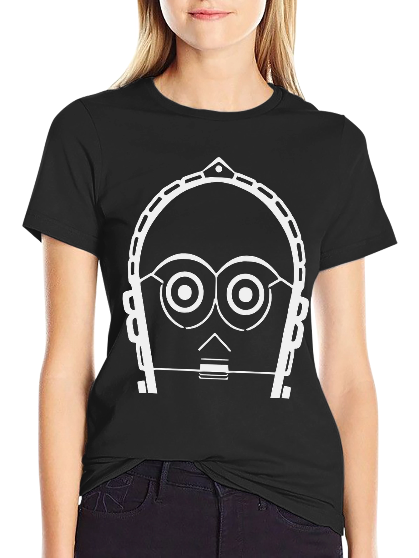 C-3PO Graphic Tee - Star Wars Robot Design