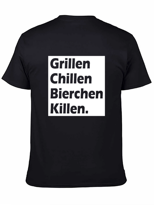 Grillen Chillen Bierchen Killen T-Shirt