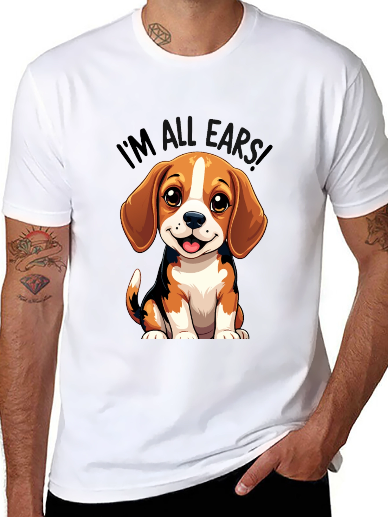 Im All Ears Cute Beagle T-Shirt