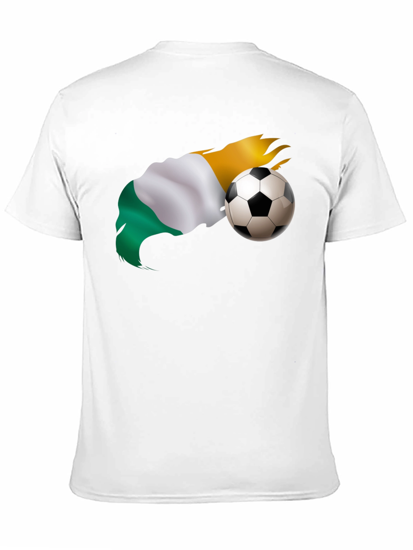 Soccer Flag Graphic Tee - Black T-Shirt