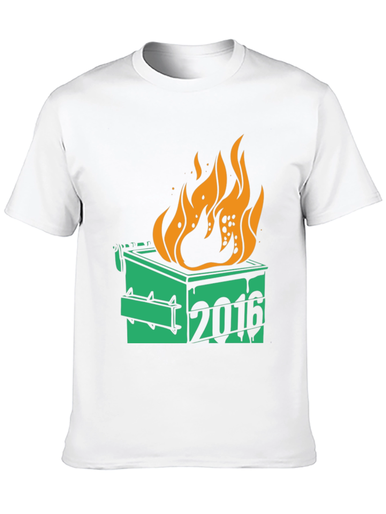2016 Dumpster Fire Graphic Tee - Black