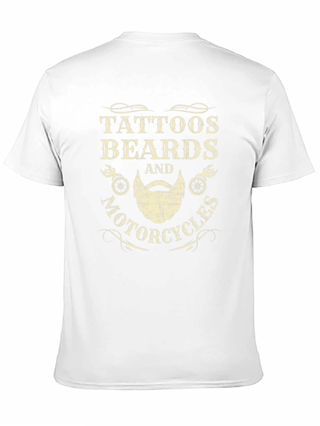 Tattoos Beards & Motorcycles Graphic T-Shirt