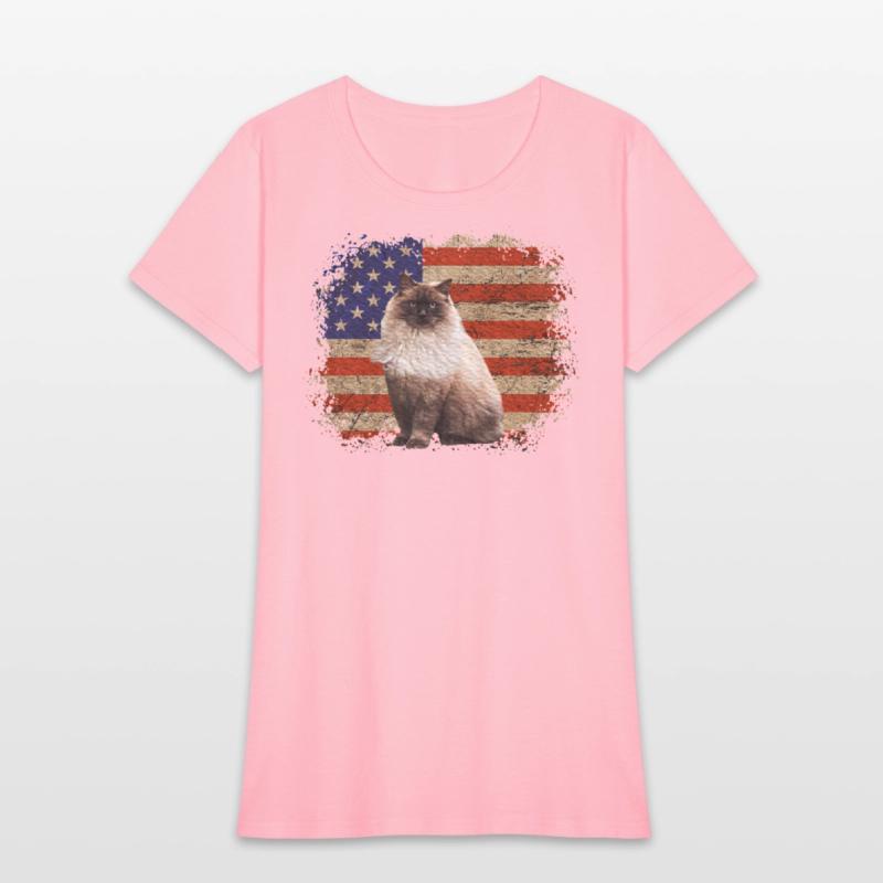 Ragdoll Cat Patriotic Independence Celebrations