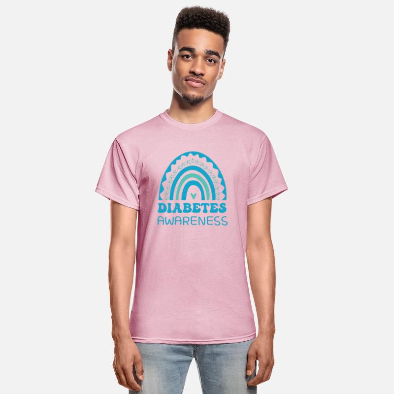 Rainbow Heart Diabetes Awareness Support Survivor