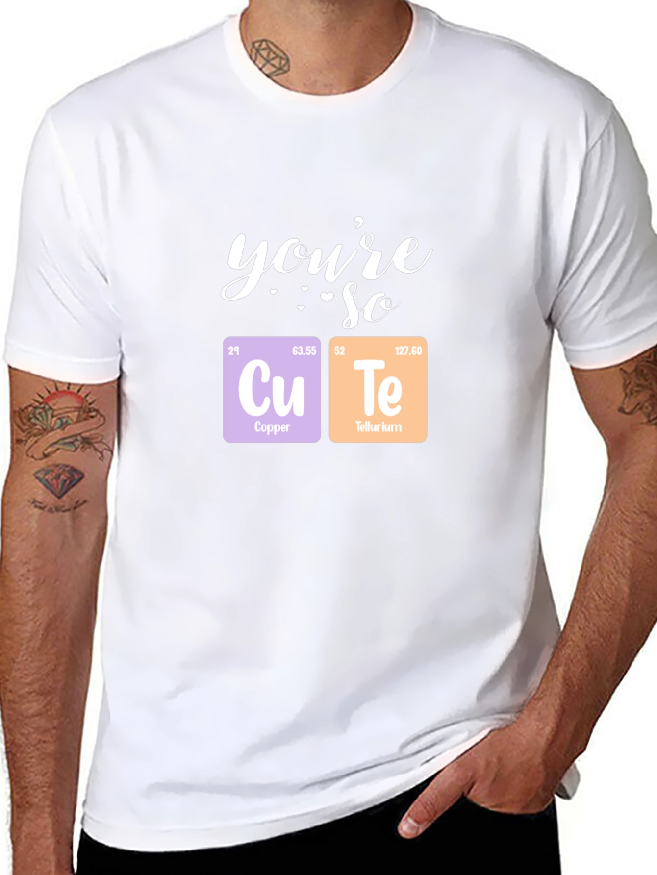 Youre So Cu-Te T-Shirt Chemistry Pun