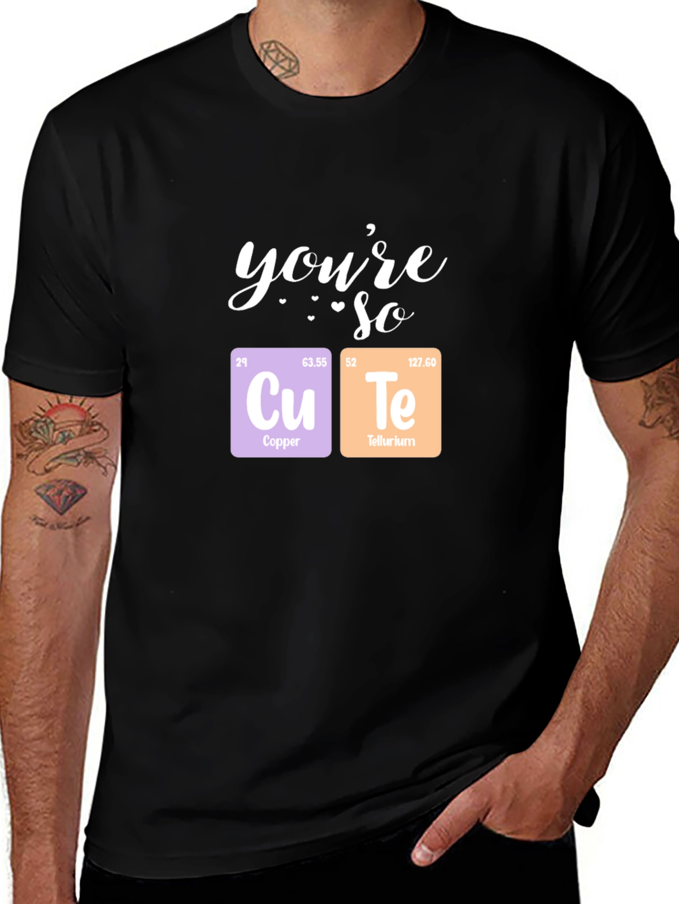 Youre So Cu-Te T-Shirt Chemistry Pun