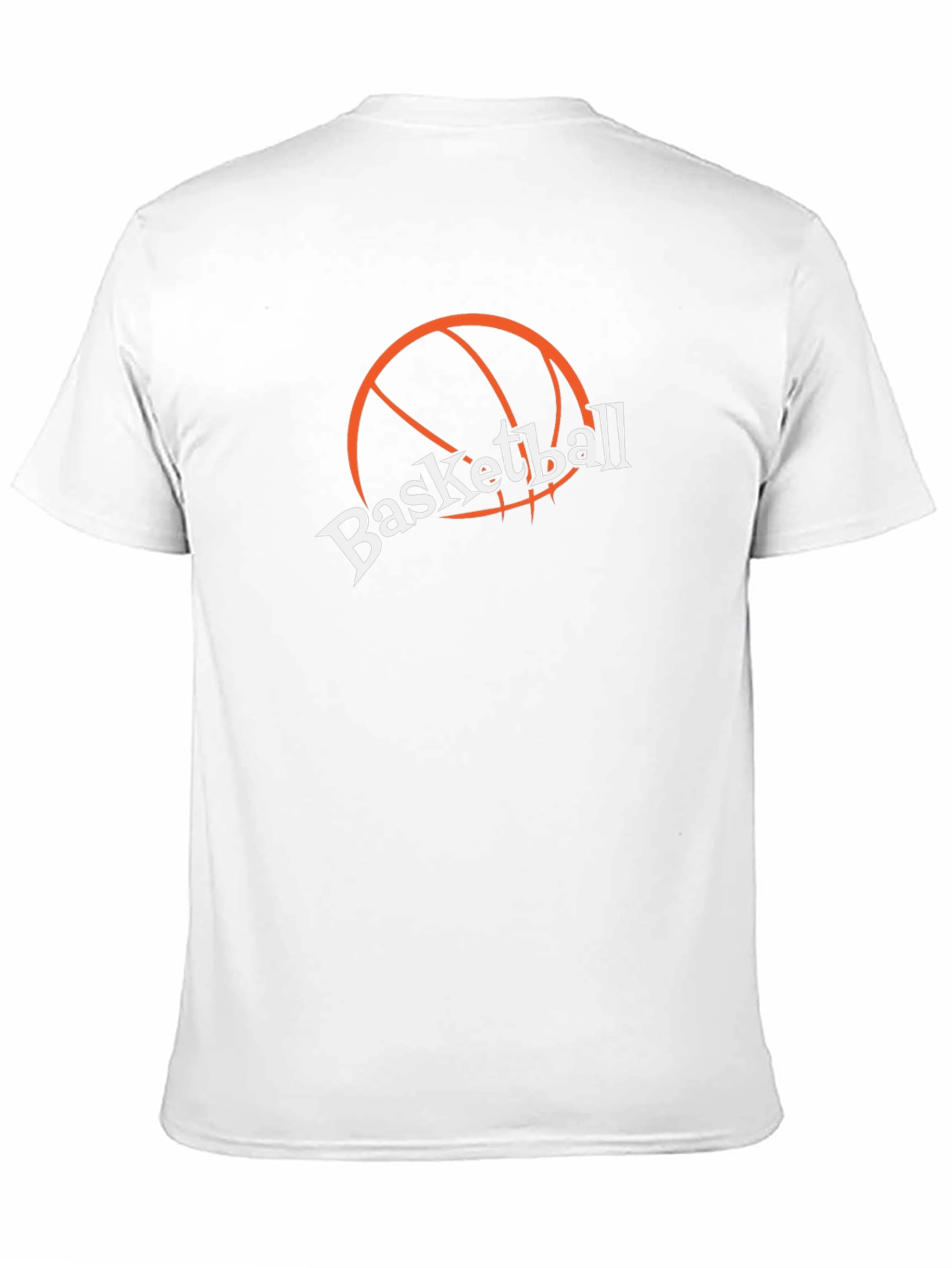 Basketball Graphic Tee - Black Cotton T-Shirt