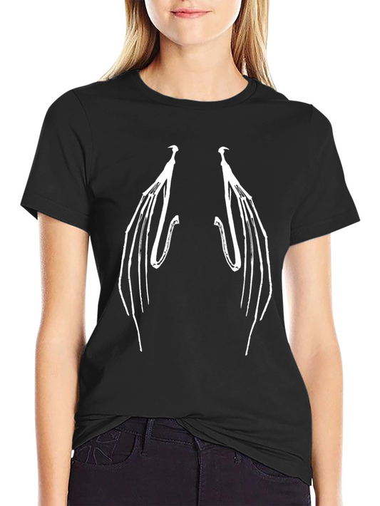Dragon Wing Graphic Tee - Black