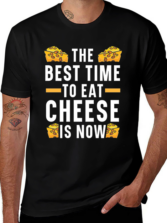 Funny Cheese Lover Graphic T-Shirt