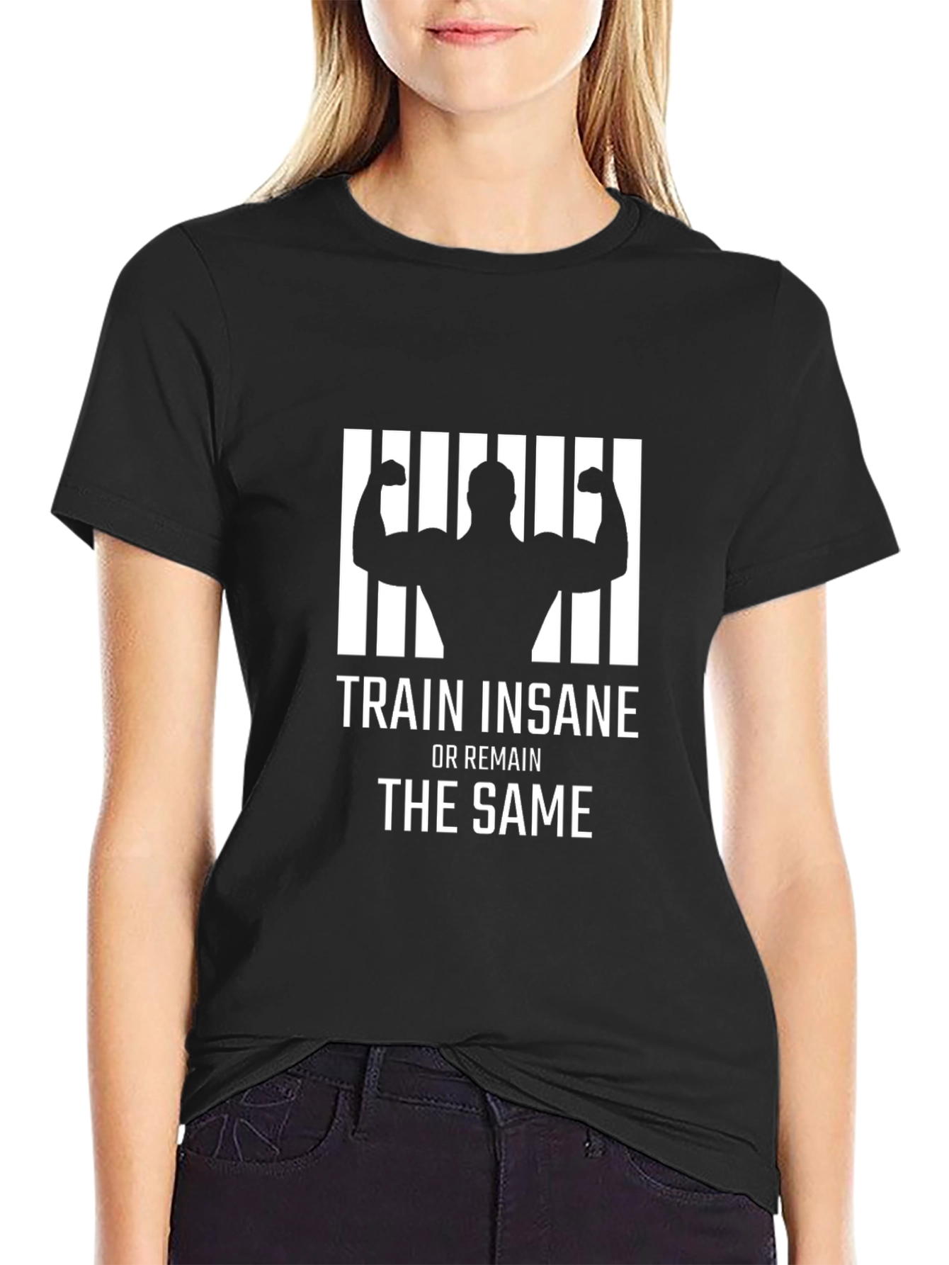 Train Insane T-Shirt - Motivational Fitness Apparel