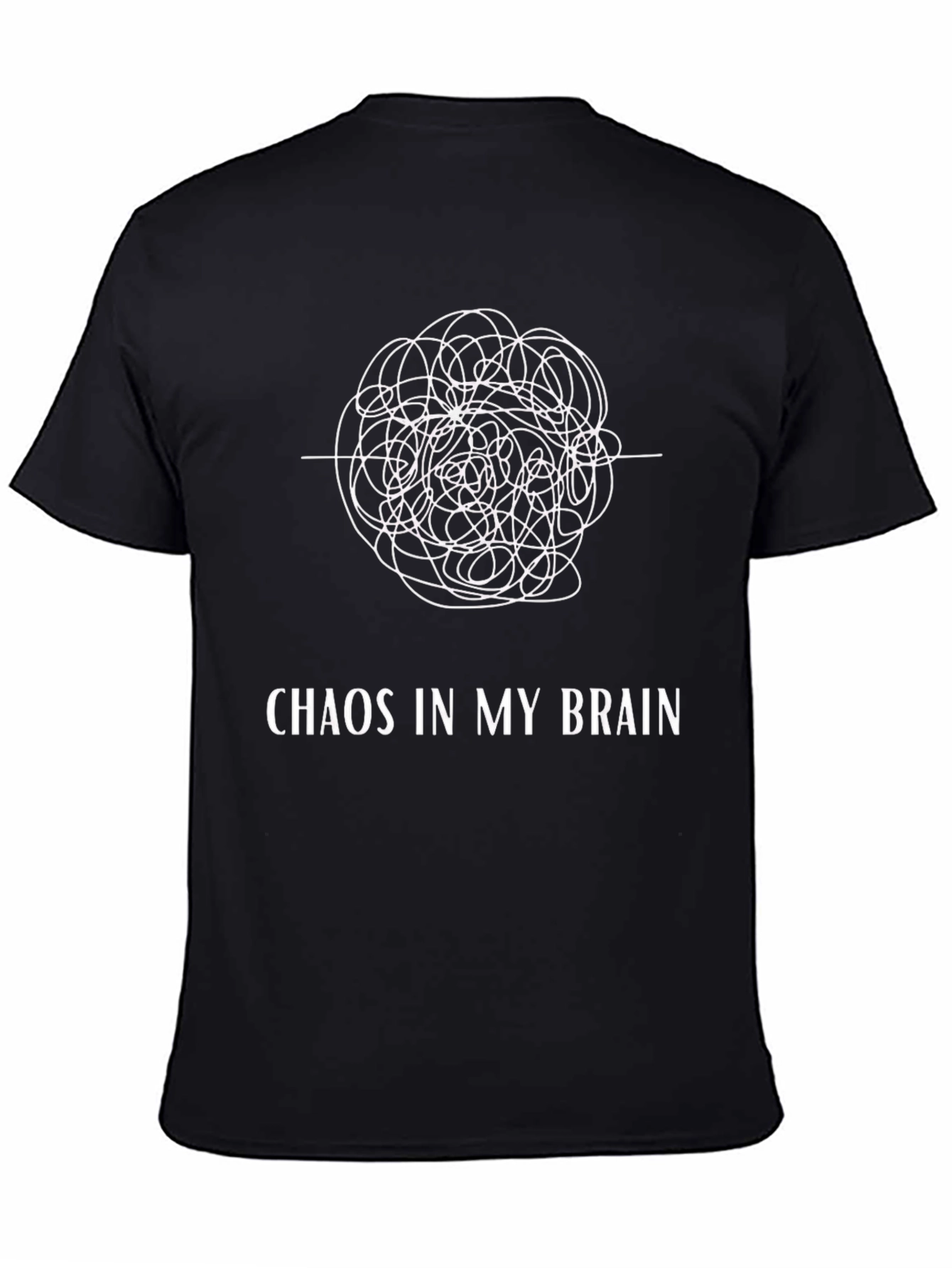 Chaos in My Brain T-Shirt - Quirky Graphic Tee